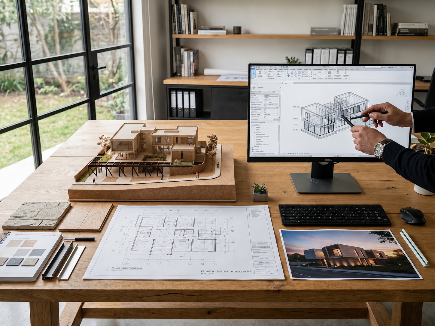 Modelado BIM y documentación arquitectónica profesional