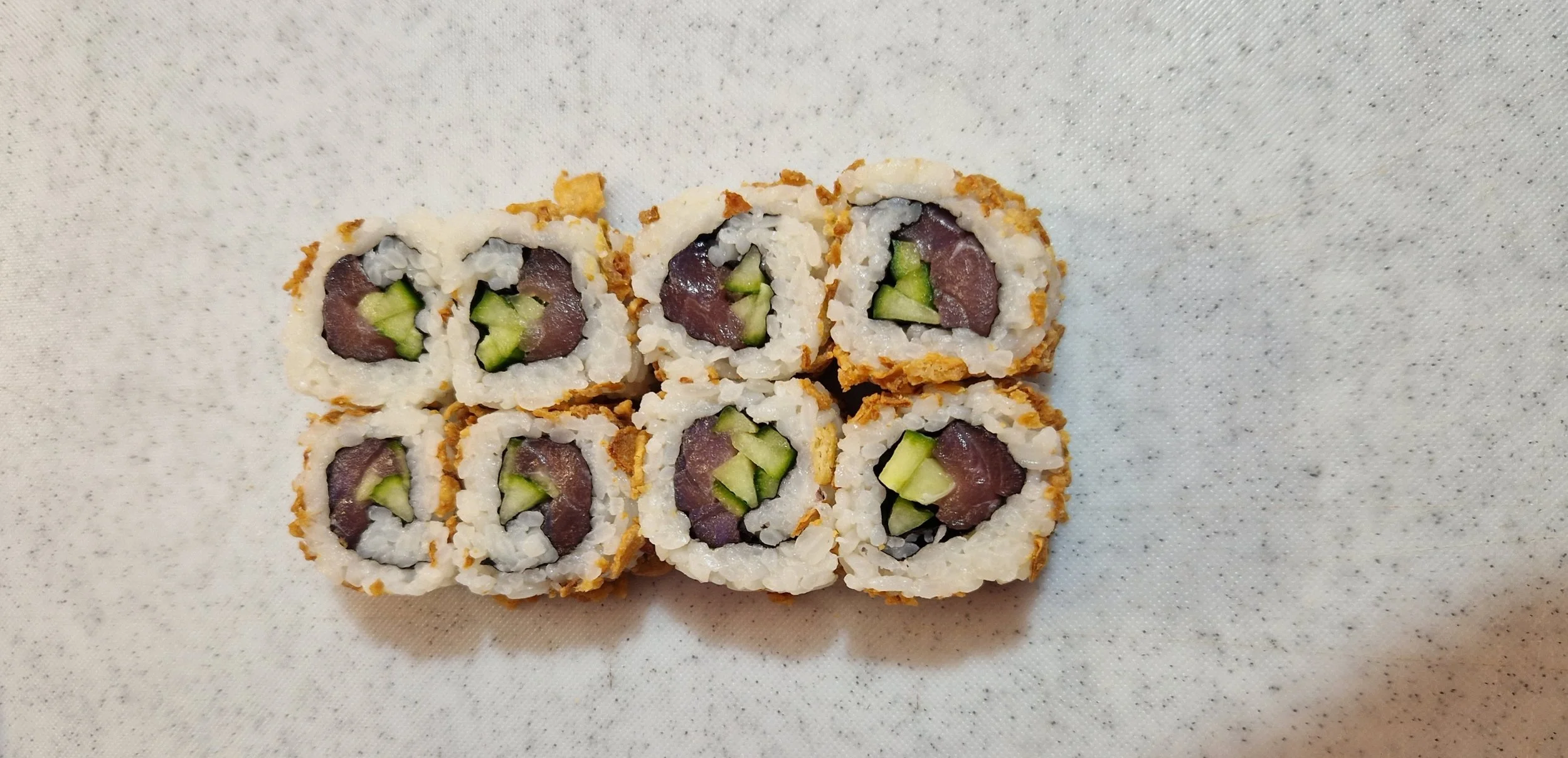 Oignons frits thon spicy