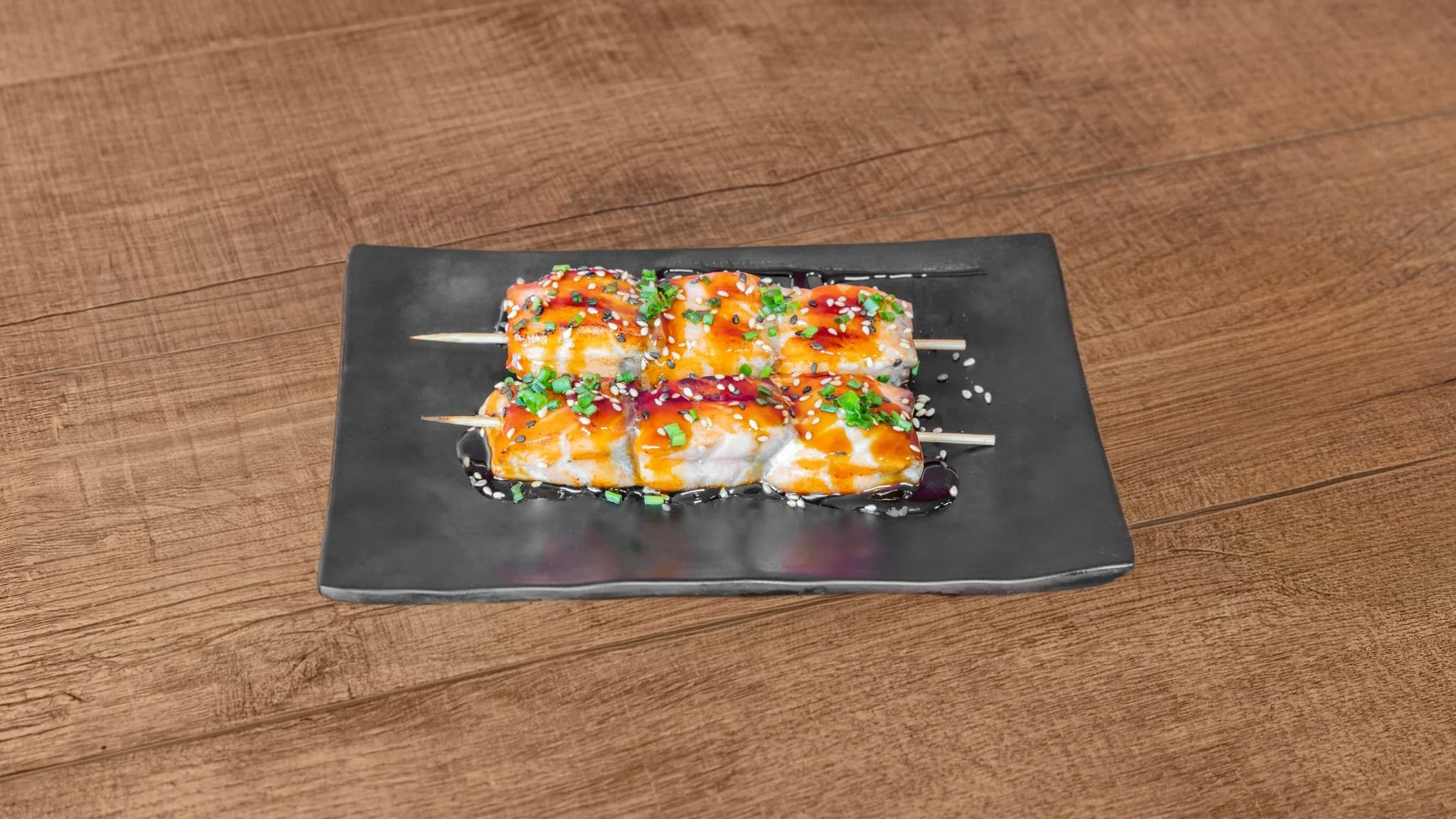 Brochettes de saumon - 2 pièces