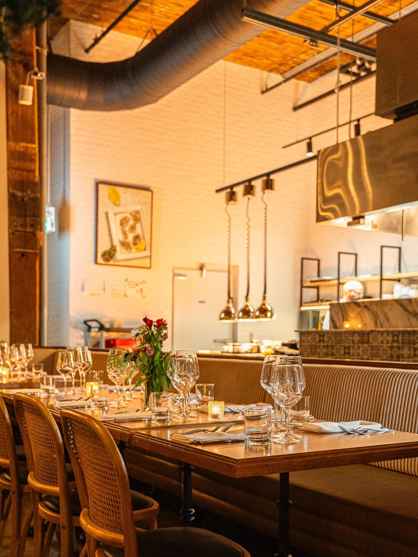 The French Cambridge Ontario restaurant dining room