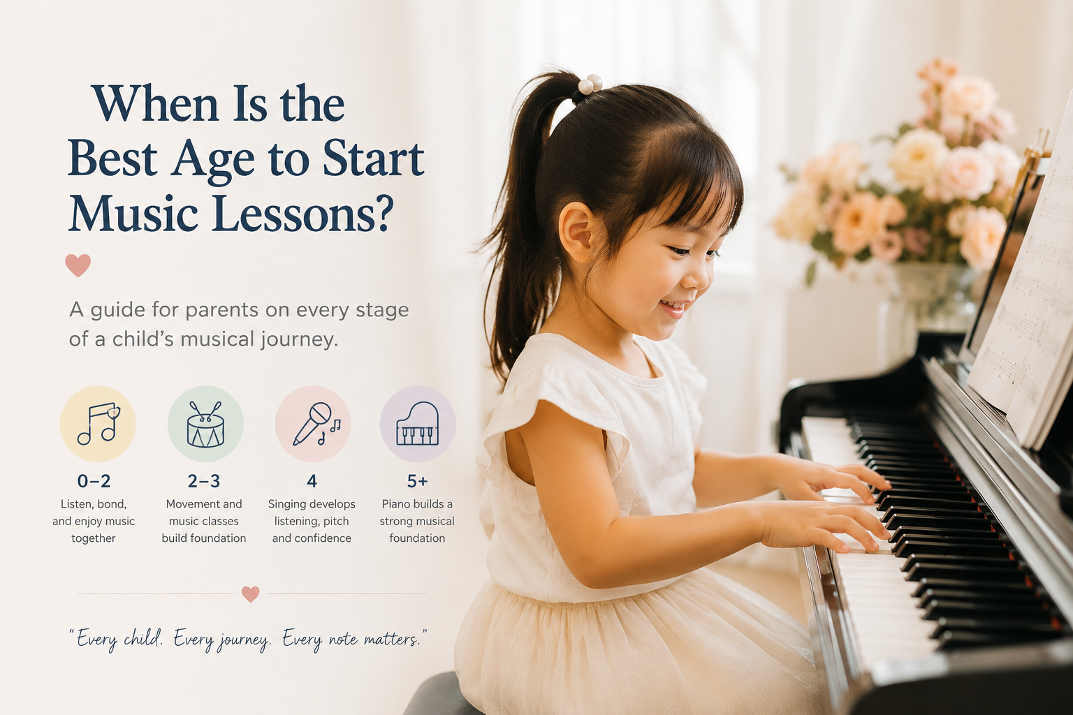 When Is the Best Age to Start Music Lessons?