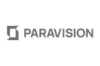 Paravision logo with stylized 'P' icon and text