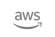 AWS logo with cloud and smile