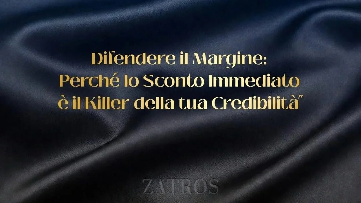Difendere il Margine: Perché lo Sconto Immediato è il Killer della tua Credibilità