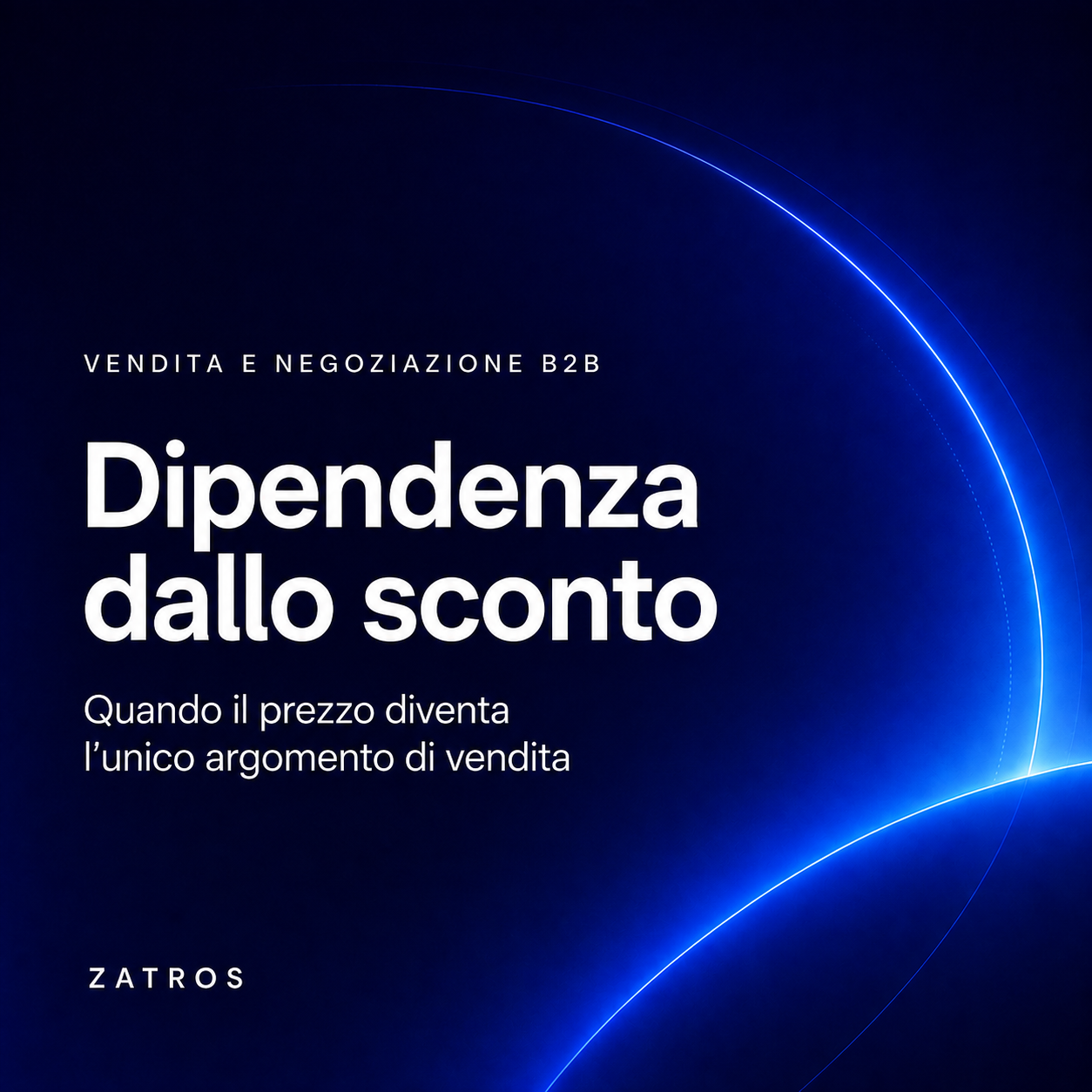 La dipendenza dallo sconto: quando il prezzo diventa l’unico argomento di vendita