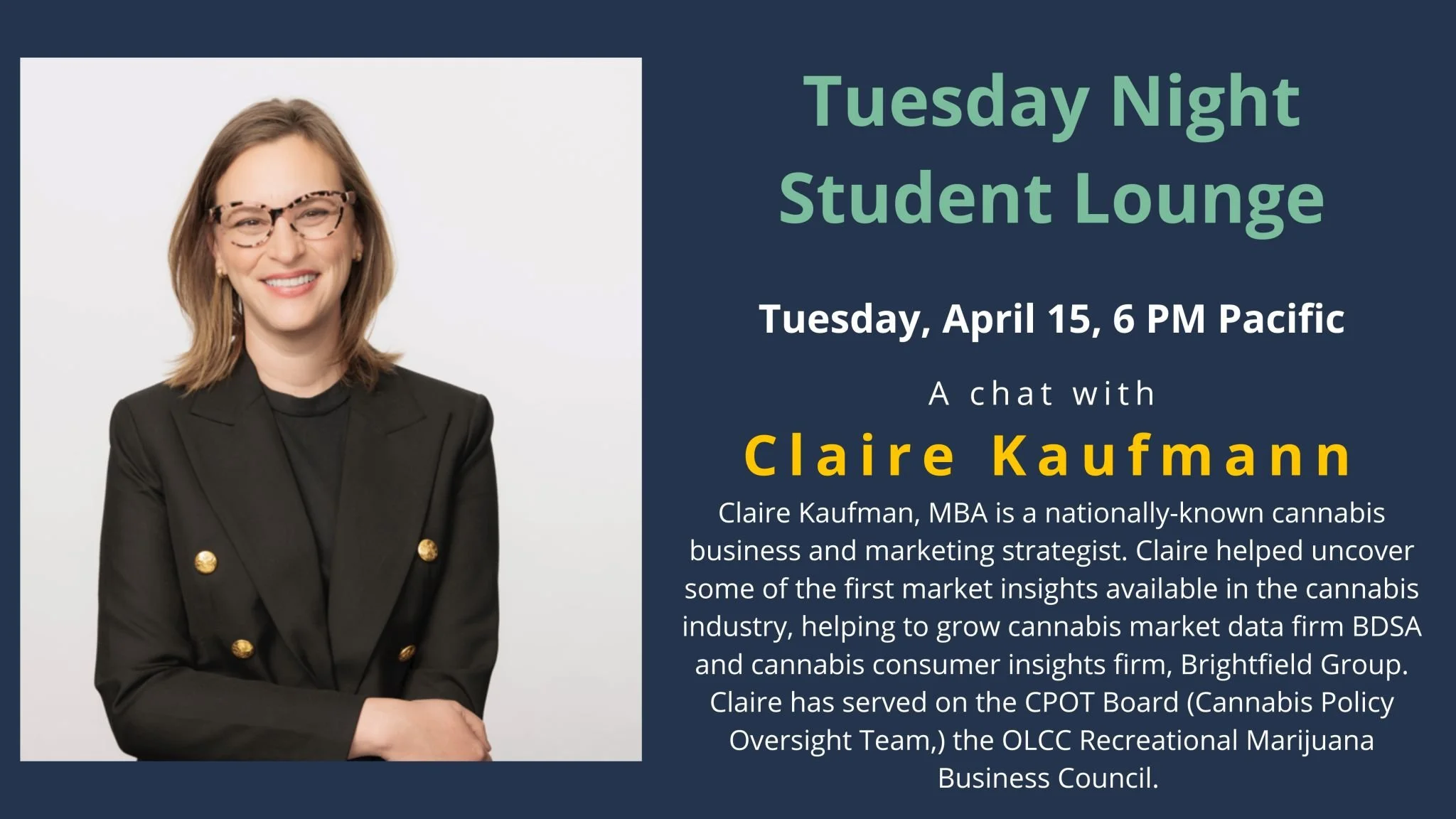 MRKT420: "Core Marketing Strategy Principles For a Successful Cannabis Enterprise." UNLV, Seattle Central College, Highline College, and Muckleshoot Tribal College!