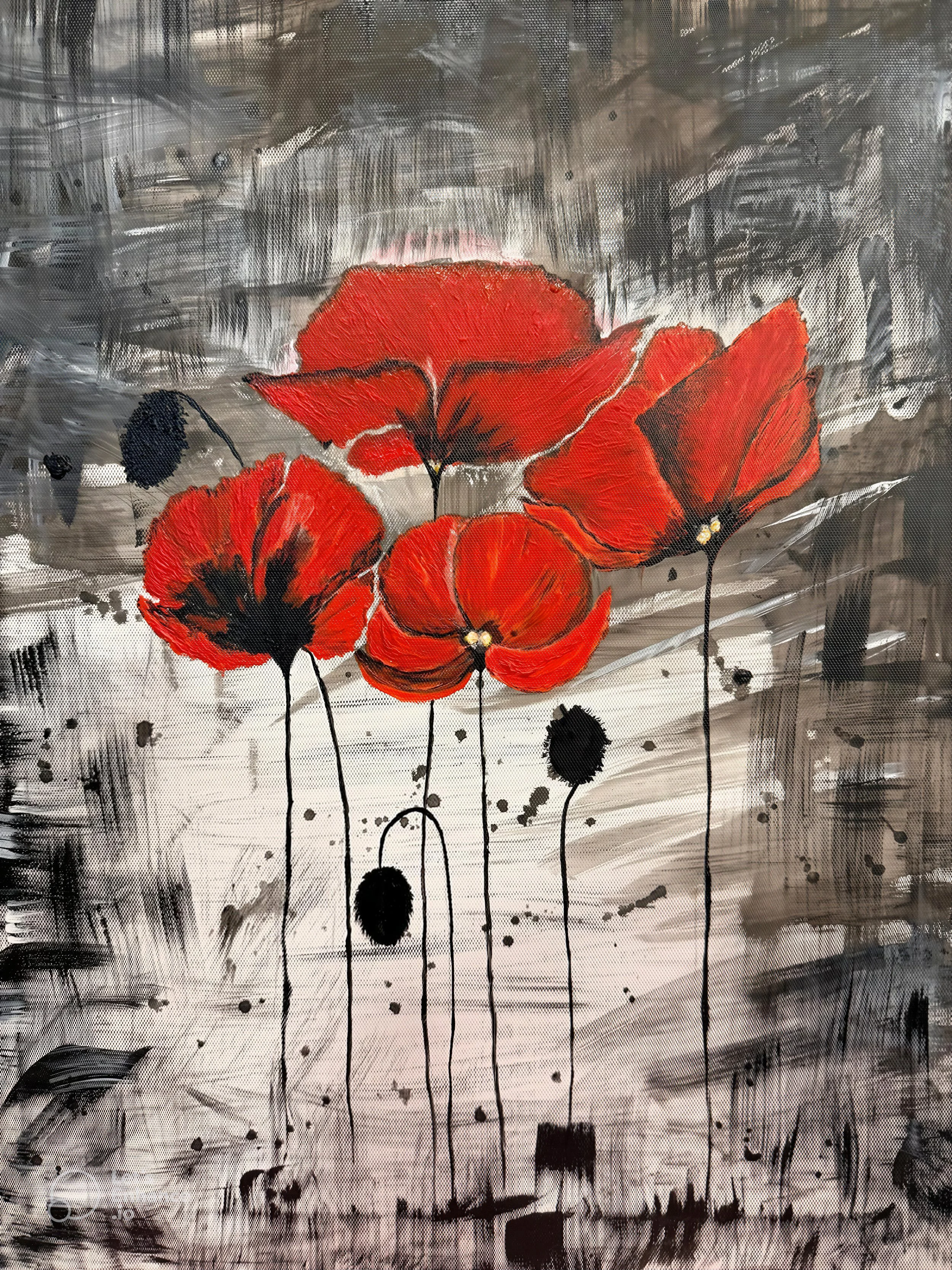 Red Poppy Canvas Art