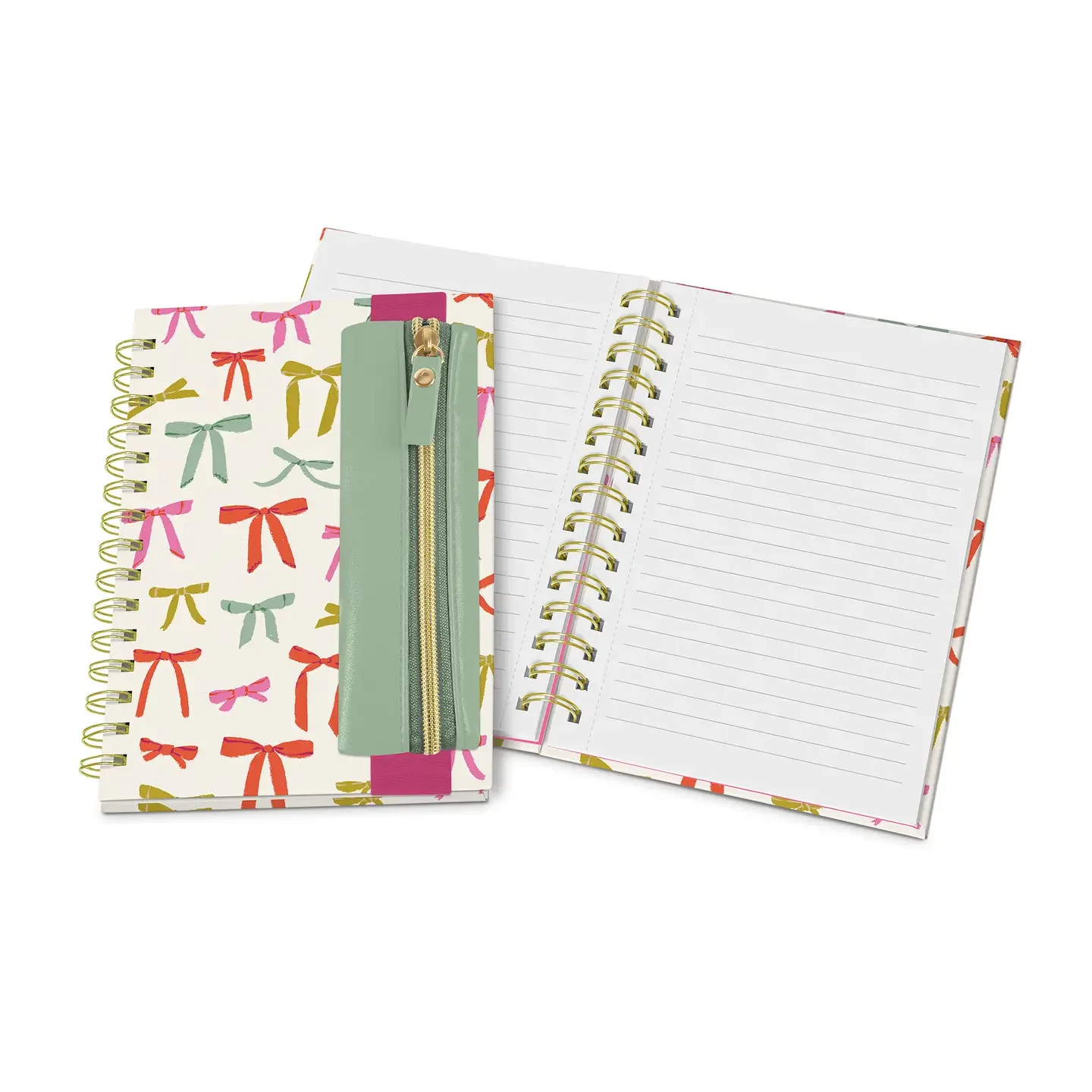 Put A Bow On It Oliver Notebook with Pen Pocket