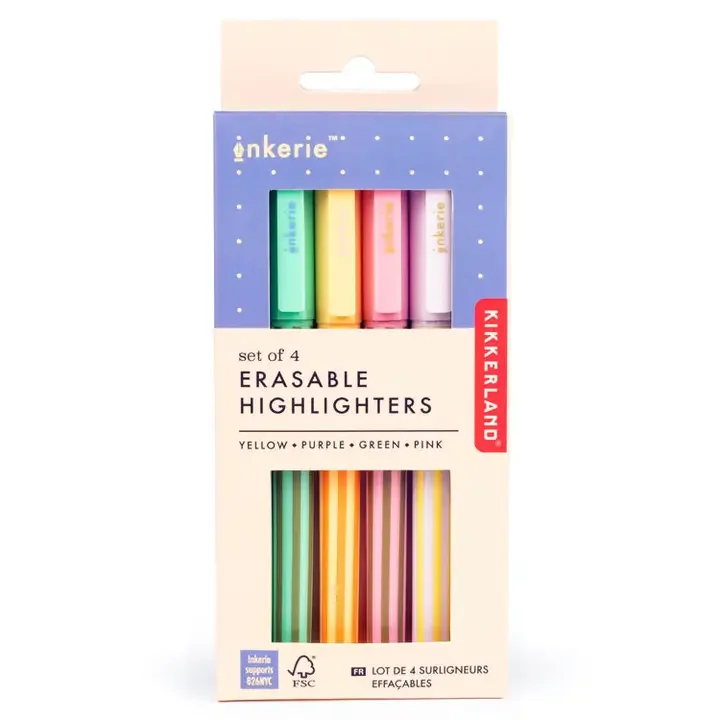 ERASABLE HIGHLIGHTERS
