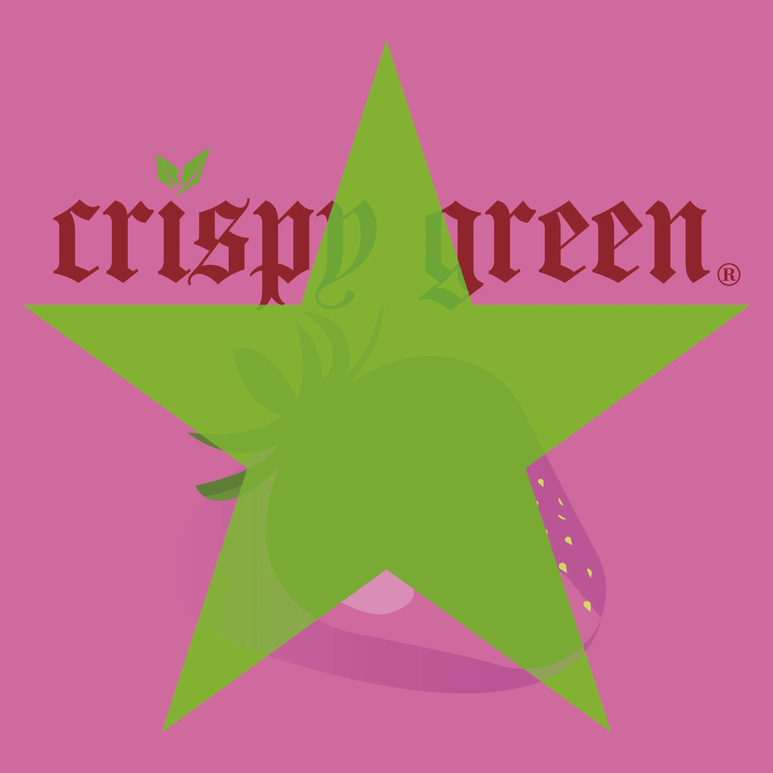 Strawberry with green star