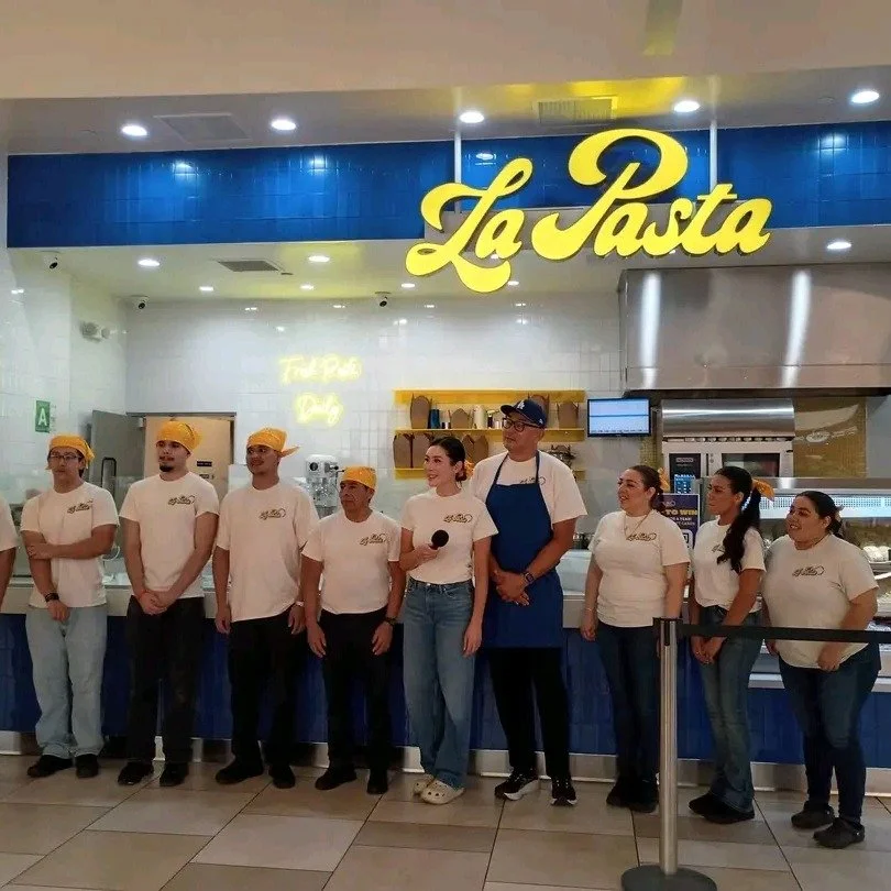 Welcome To Sharon Lee &amp; La Pasta to the Cerritos Mall and the City of Cerritos. A new healthy food alternative in the Cerritos Mall food court. Today was the Grand Opening/Ribbon Cutting. Thank you Robin Snow Snow Funeral Home, Gerry Lumba So Cal
