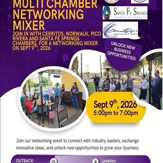 Join Us! This multi chamber event is coming to you September 9th after hours 5-7 pm to network after work. Bring your business cards, your courage to say Hello!, and a friend to keep you company if you don't feel like mingling. #multichamber #outback