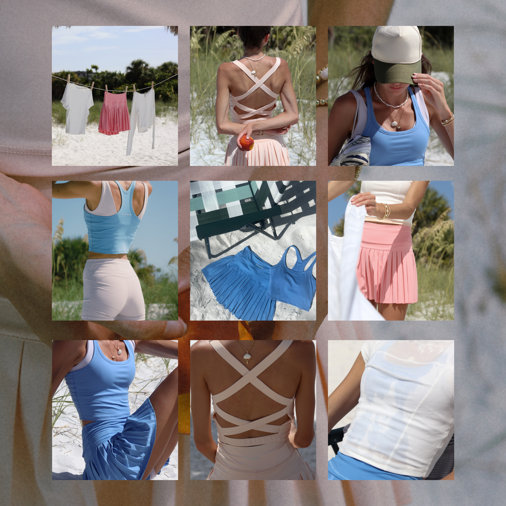 Creative direction and product photos for consumer lifestyle brand's seasonal collection launch.