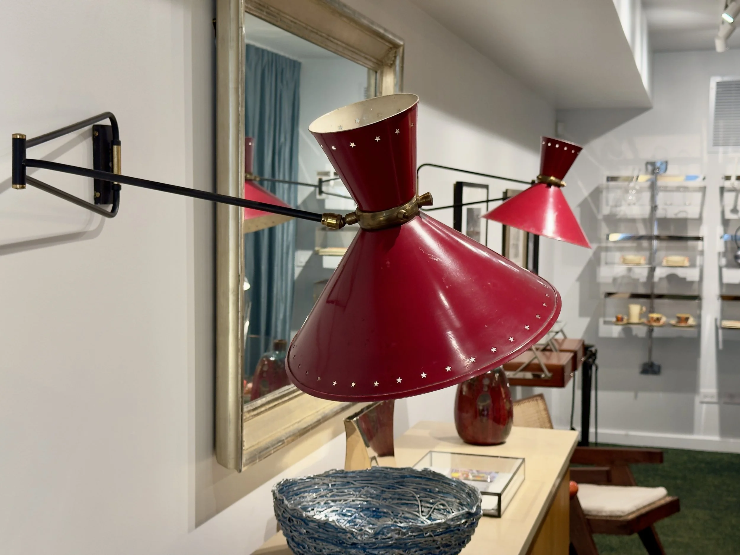 Rene Mathieu, “Diablo” Articulated Sconce, c.1960