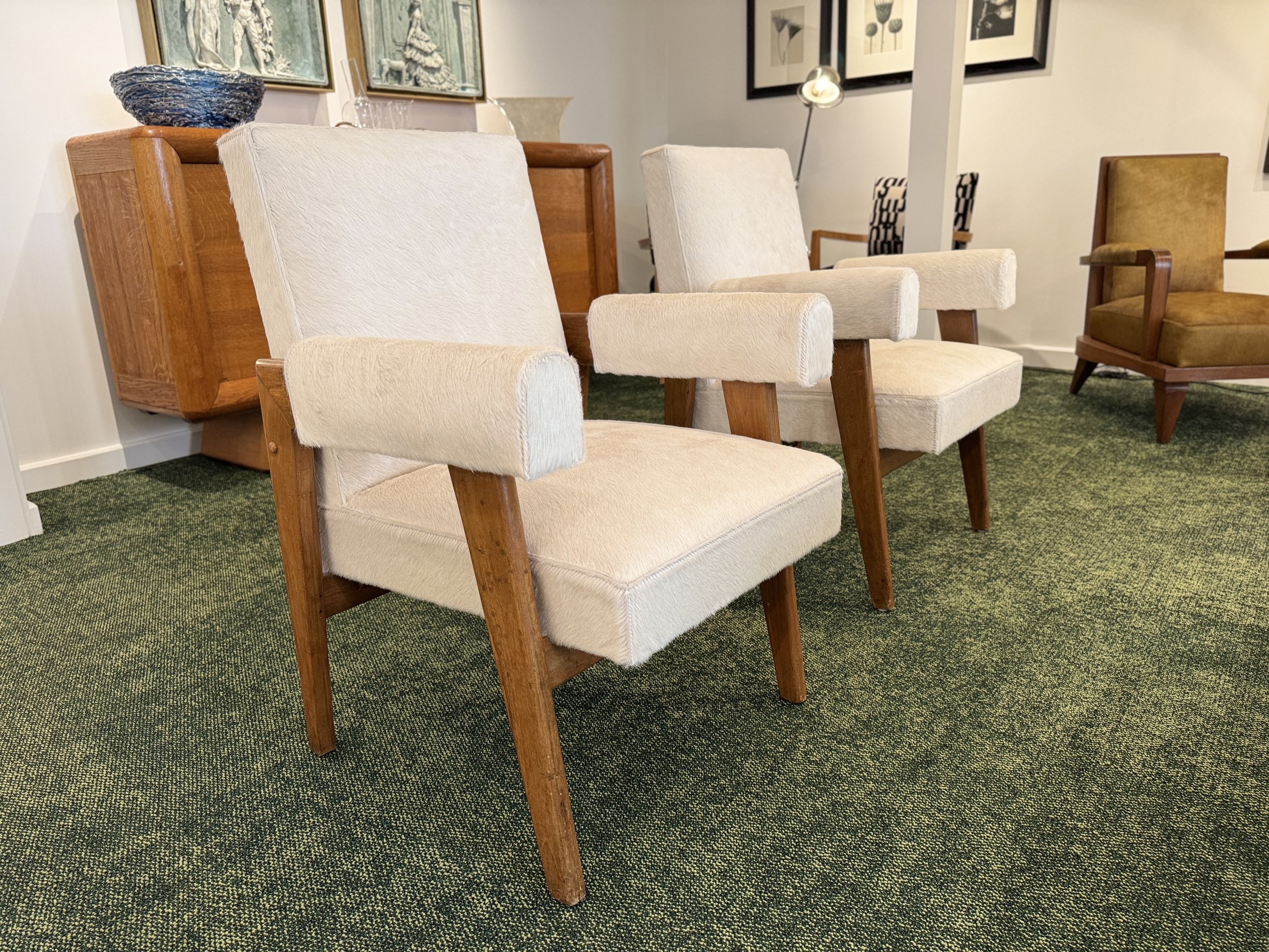 Pierre Jeanneret Advocate Armchairs