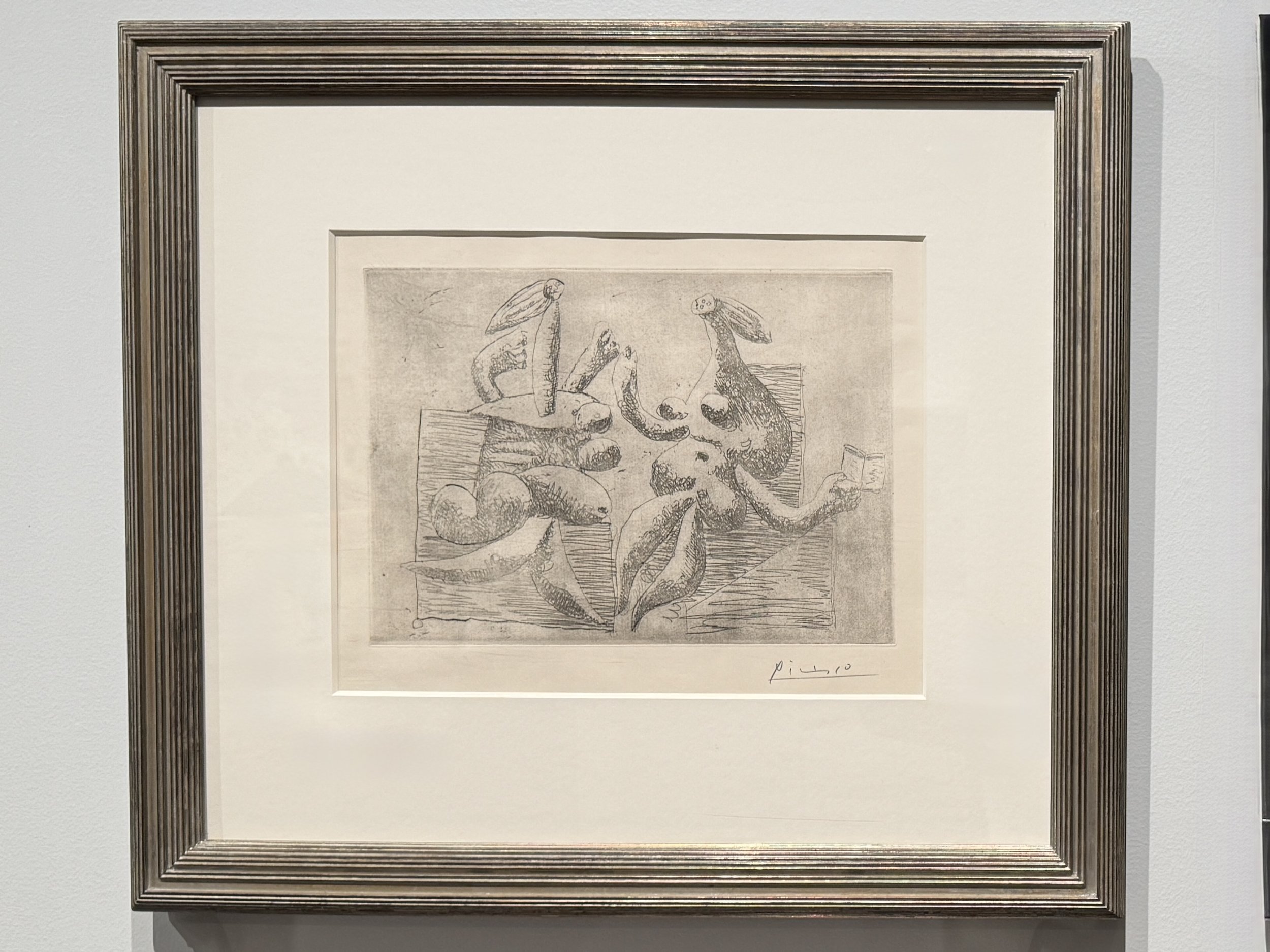 Pablo Picasso, "Deux Femmes", Etched 1933, Printed 1961