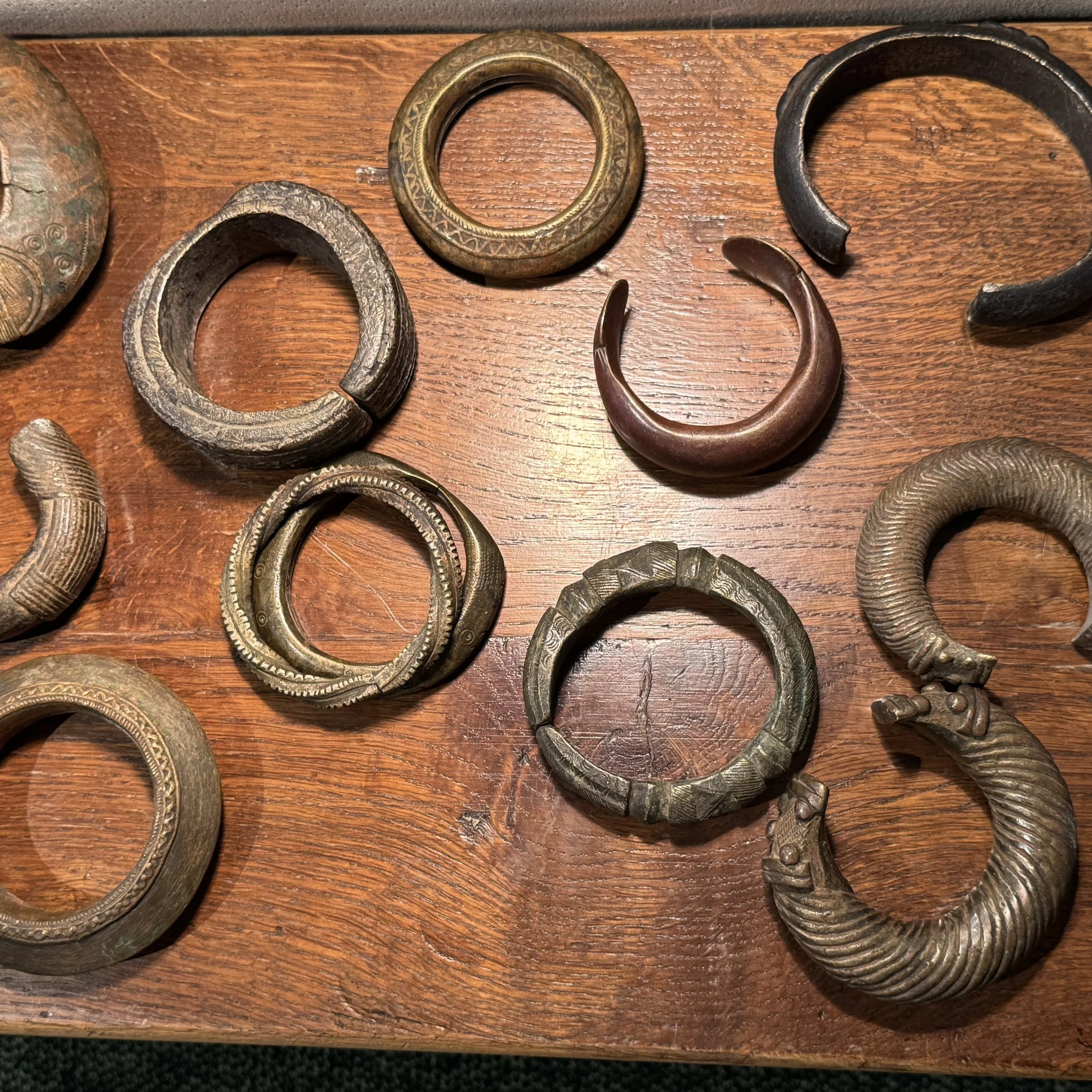 Antique African Trade Currency Bracelet Collection