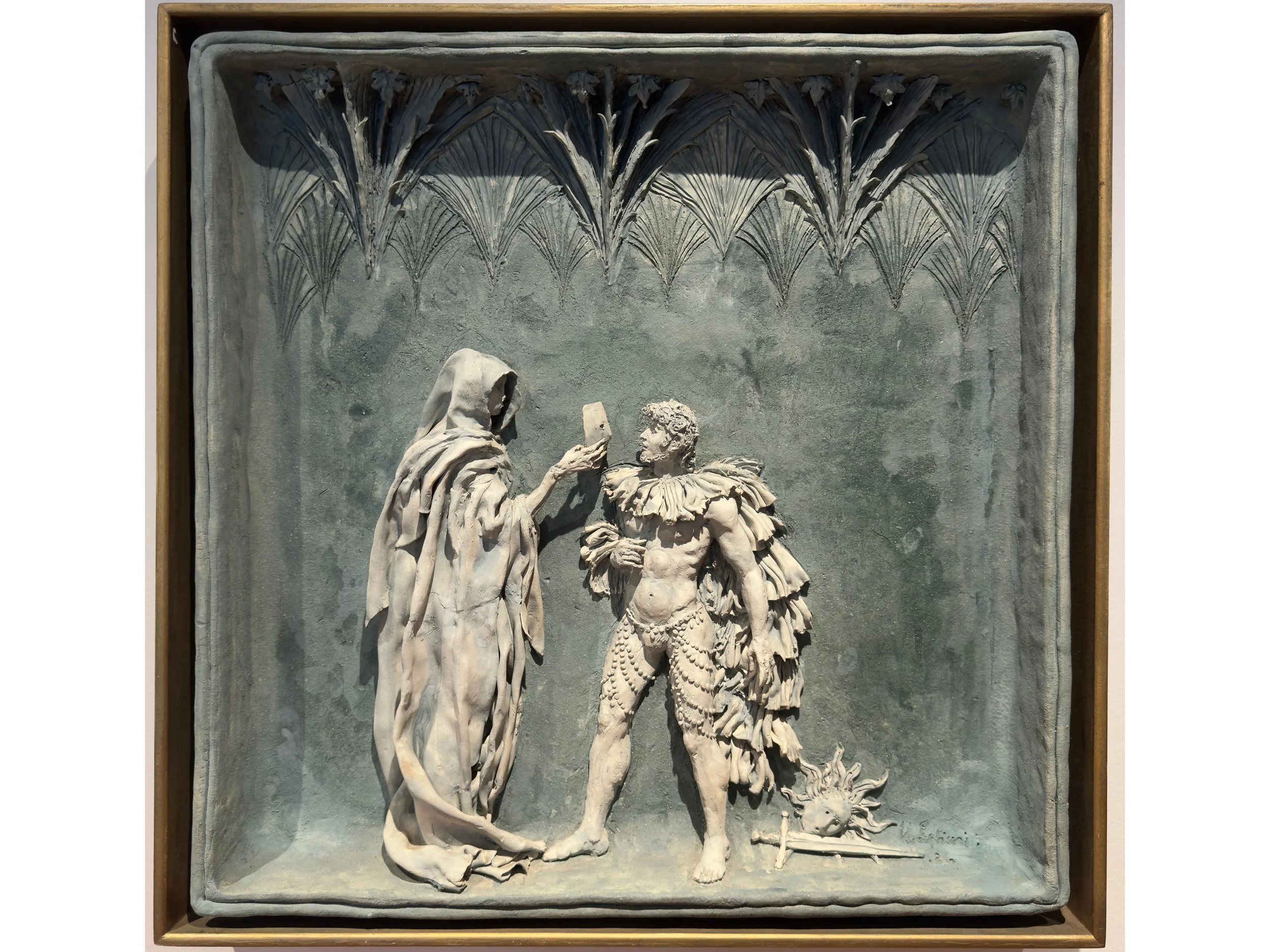 Ulisse Pagliari, Glazed Terracotta (x2), 1986