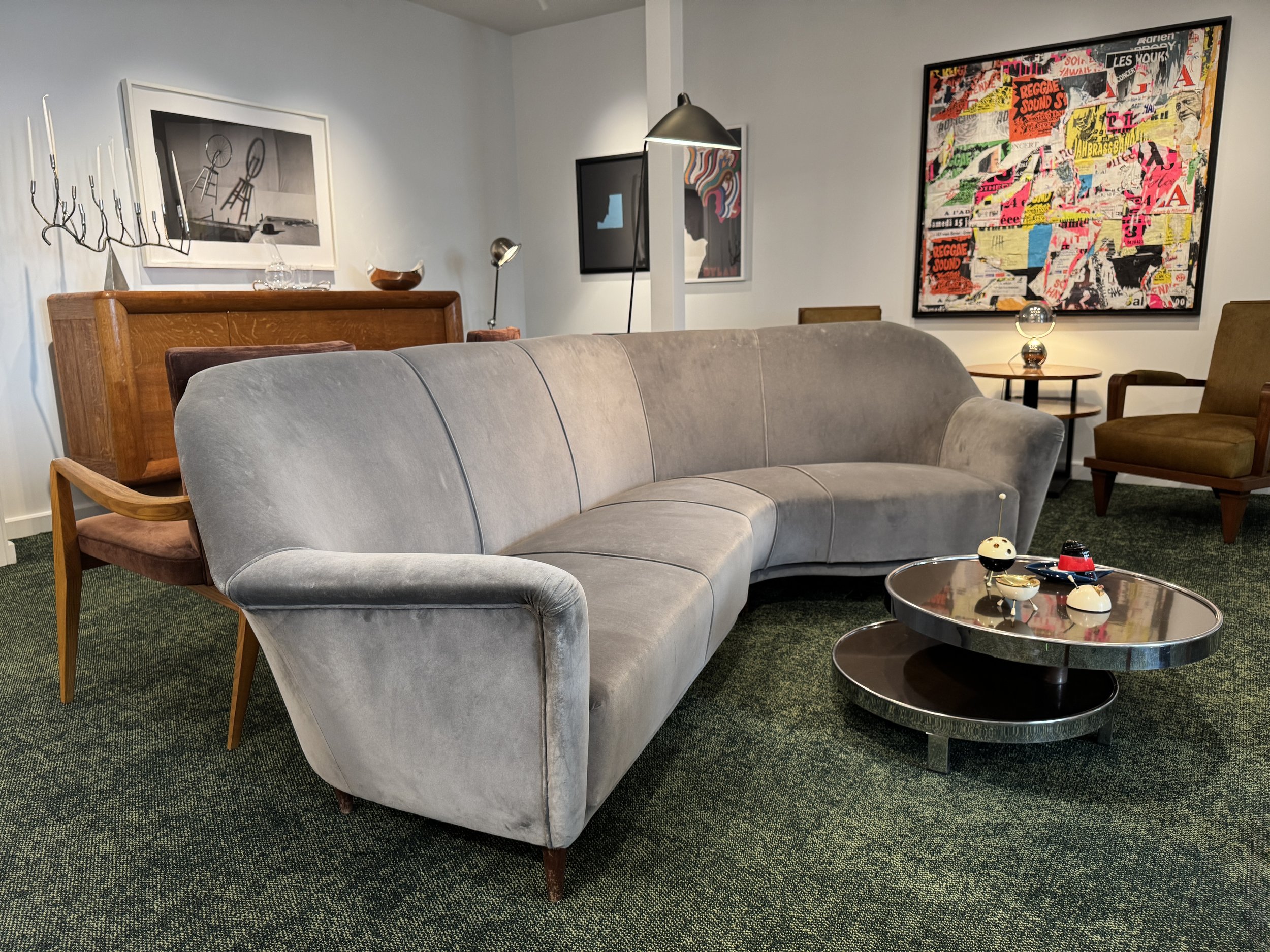 Ico Parisi, Curved sofa, c.1960