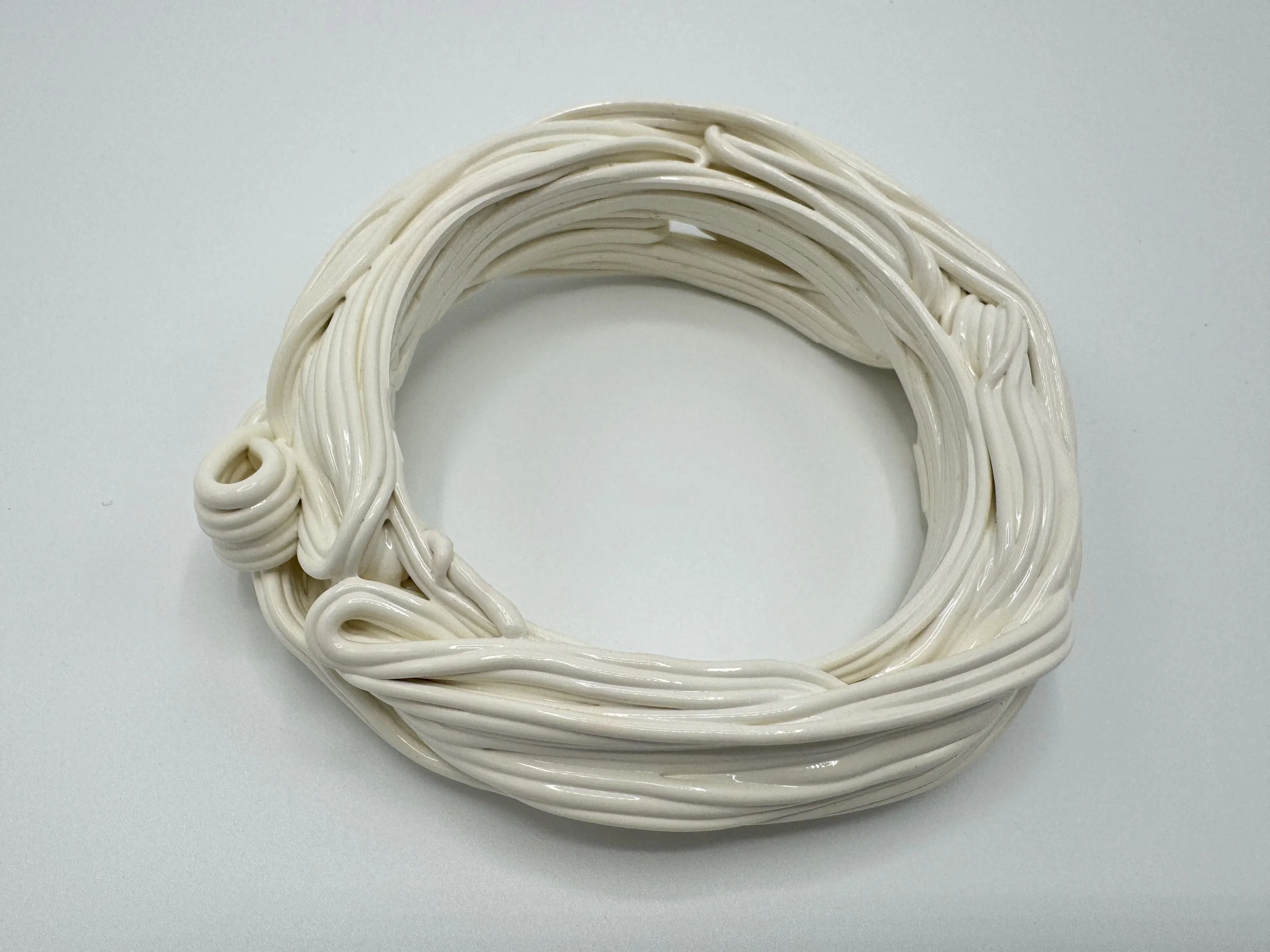 Spaghetti Bracelet - White