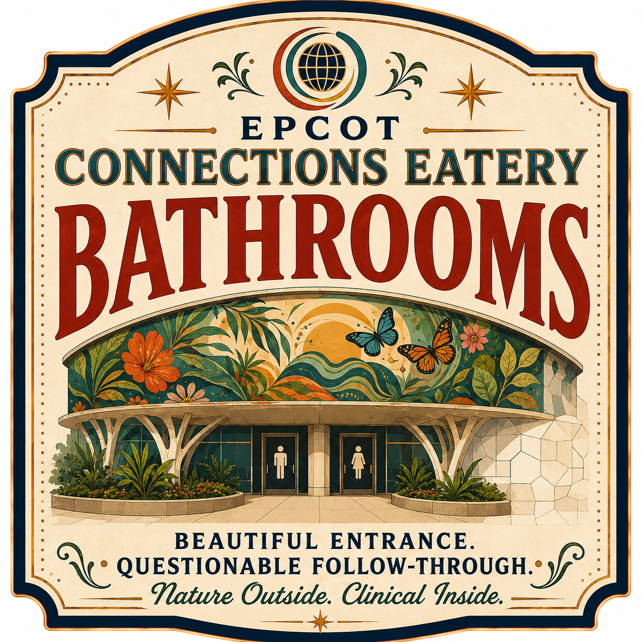 Bathroom #18: Connections Eatery and the Great White Void