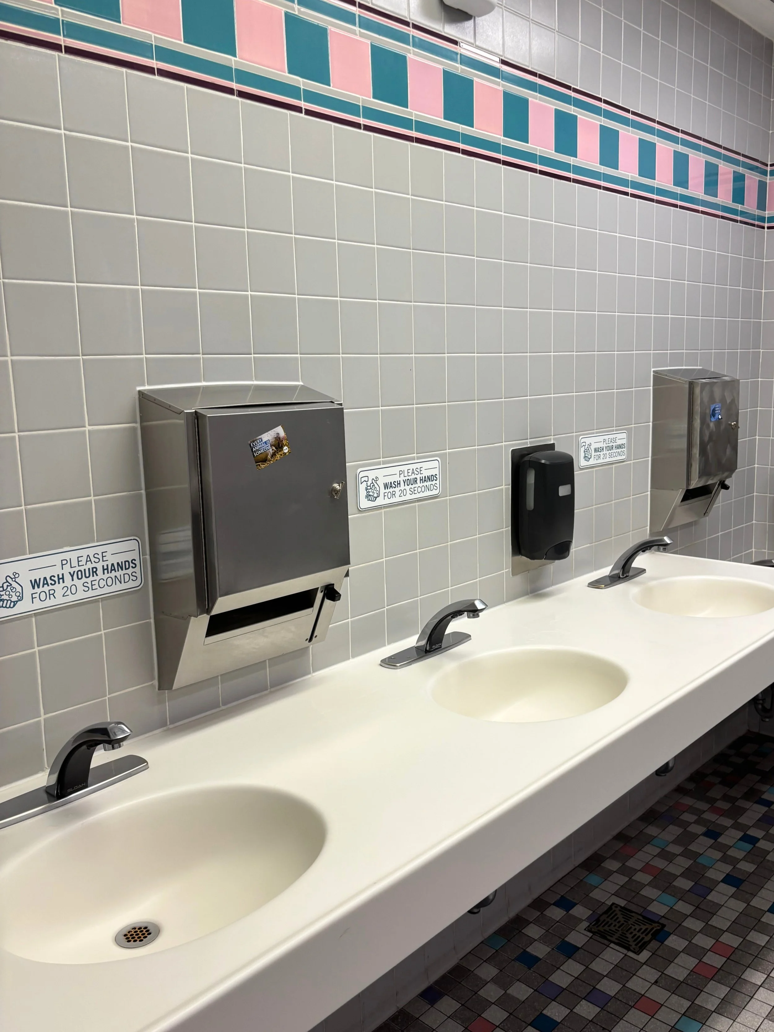 ttc west row of sinks with peta stickers.jpg