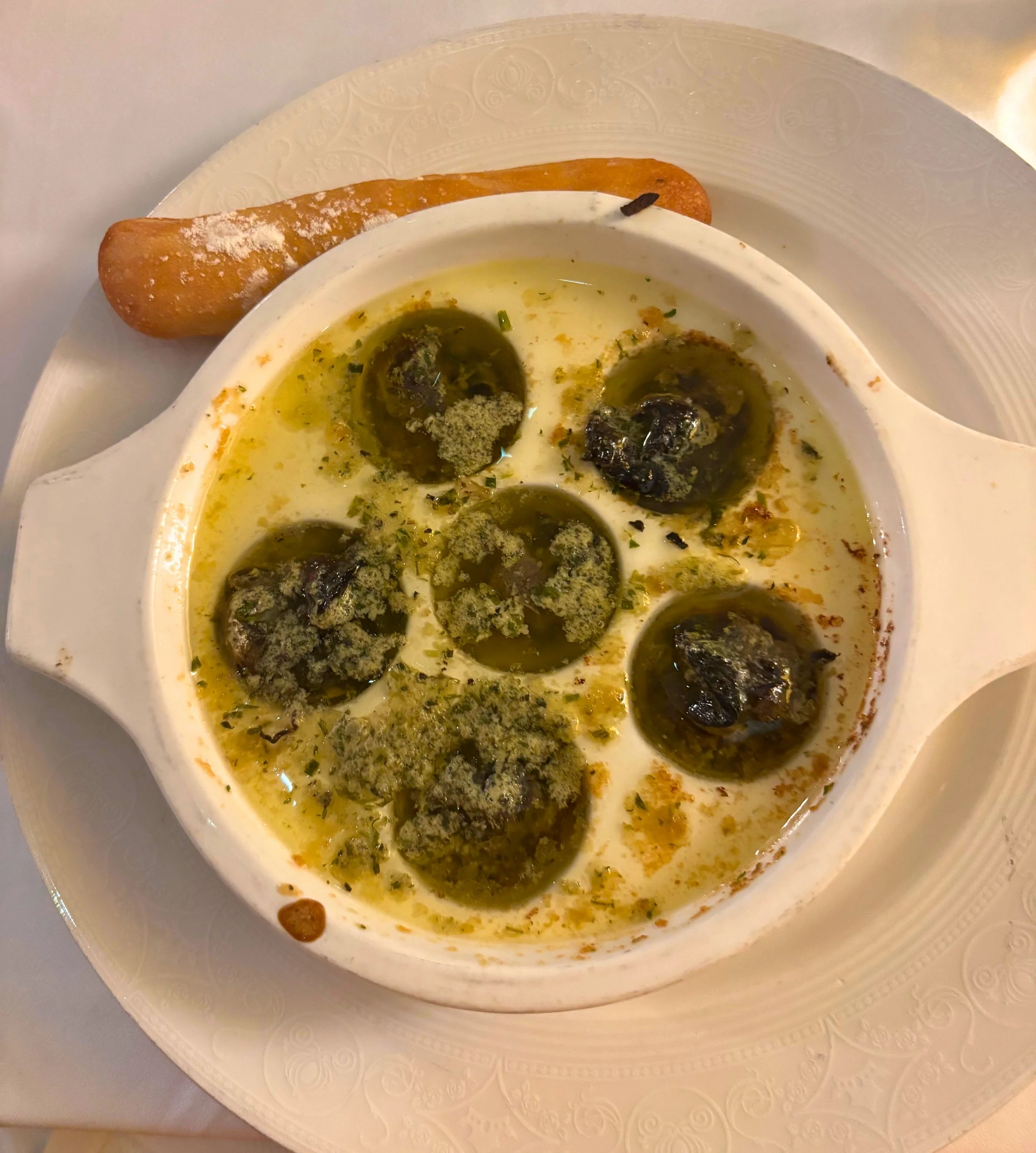 Gaston's Escargot Gratinee