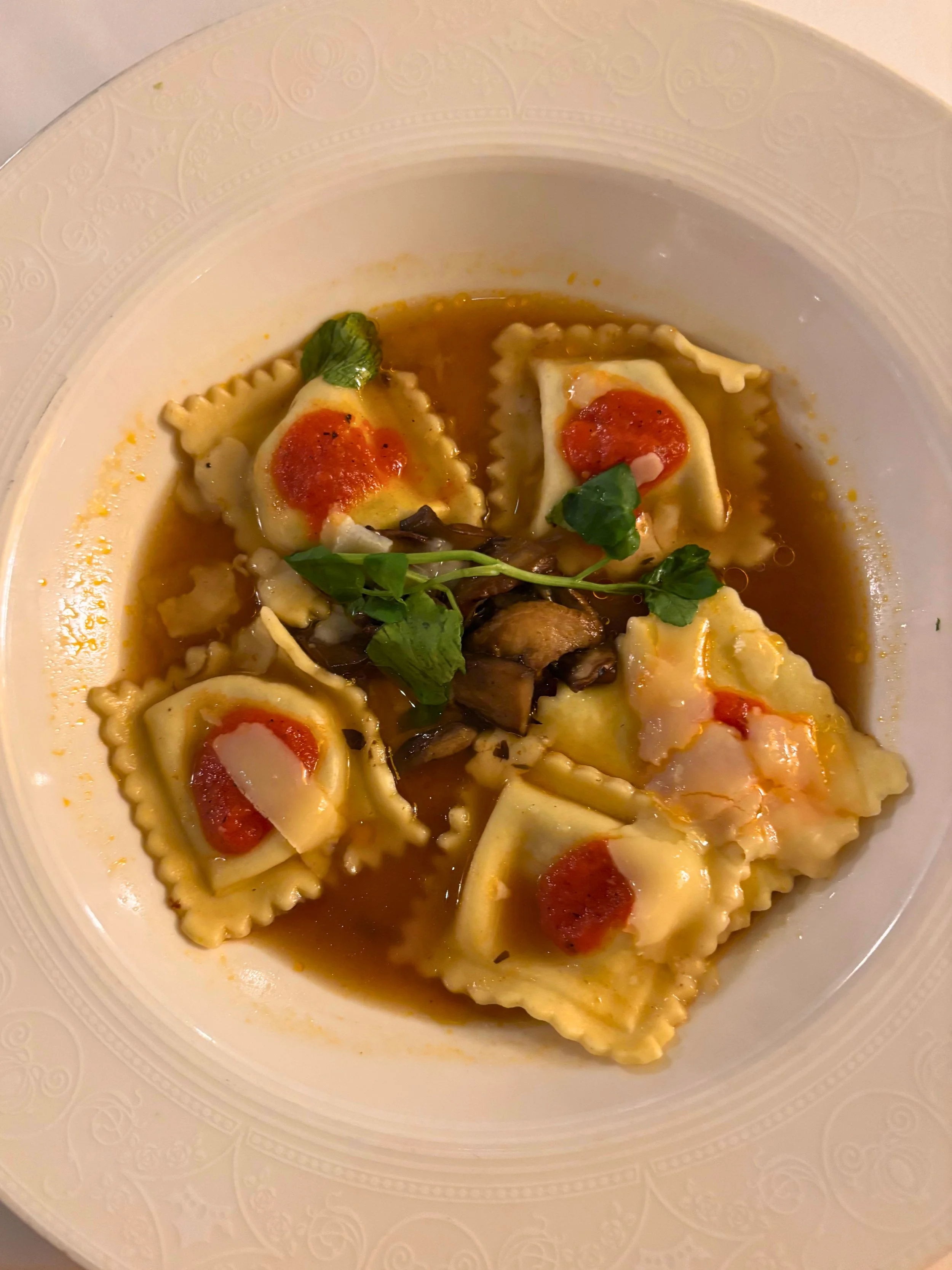 Wild Mushroom Stuffed Pasta