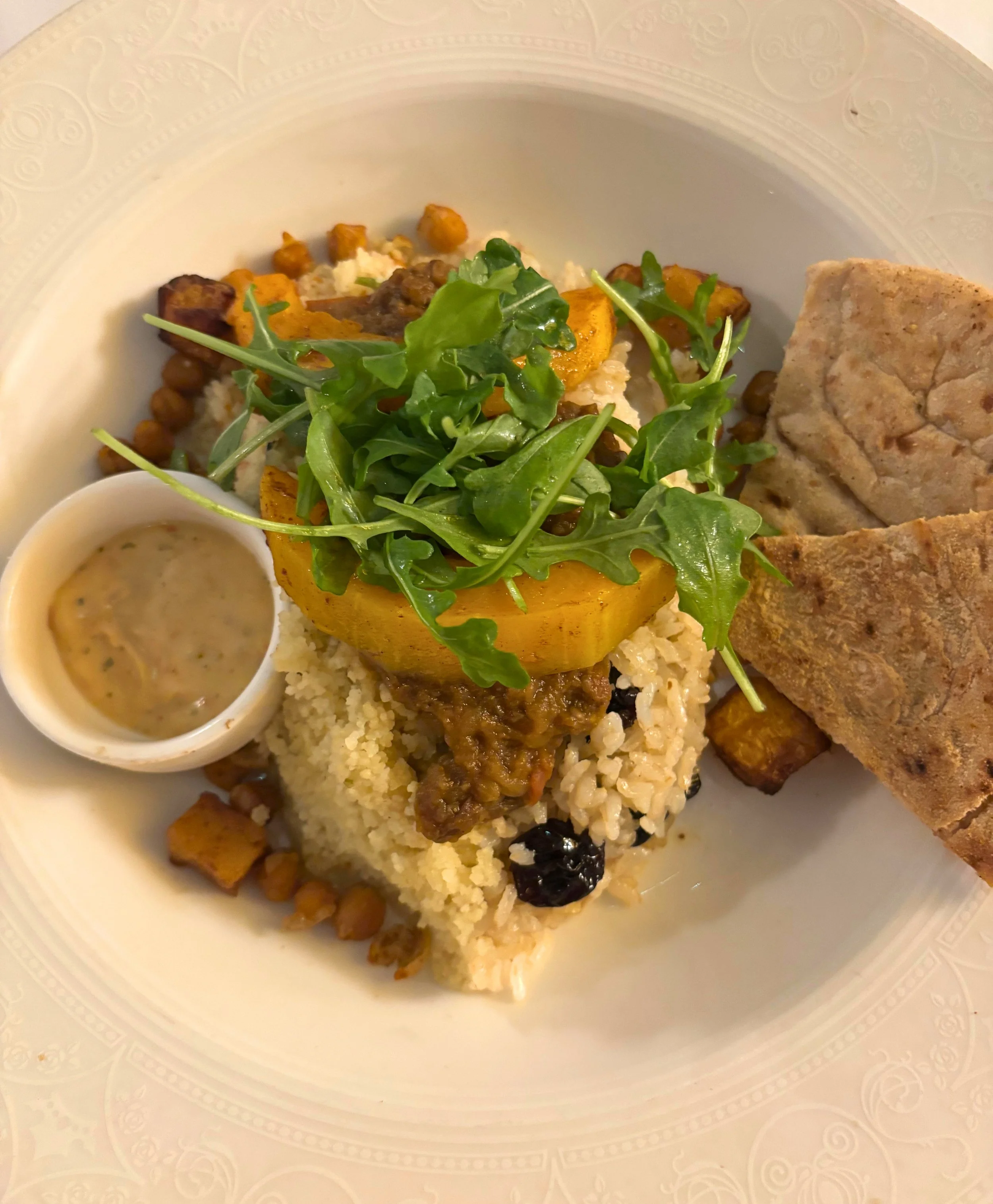 Moroccan-spiced Roasted Kabocha and Butternut Squash