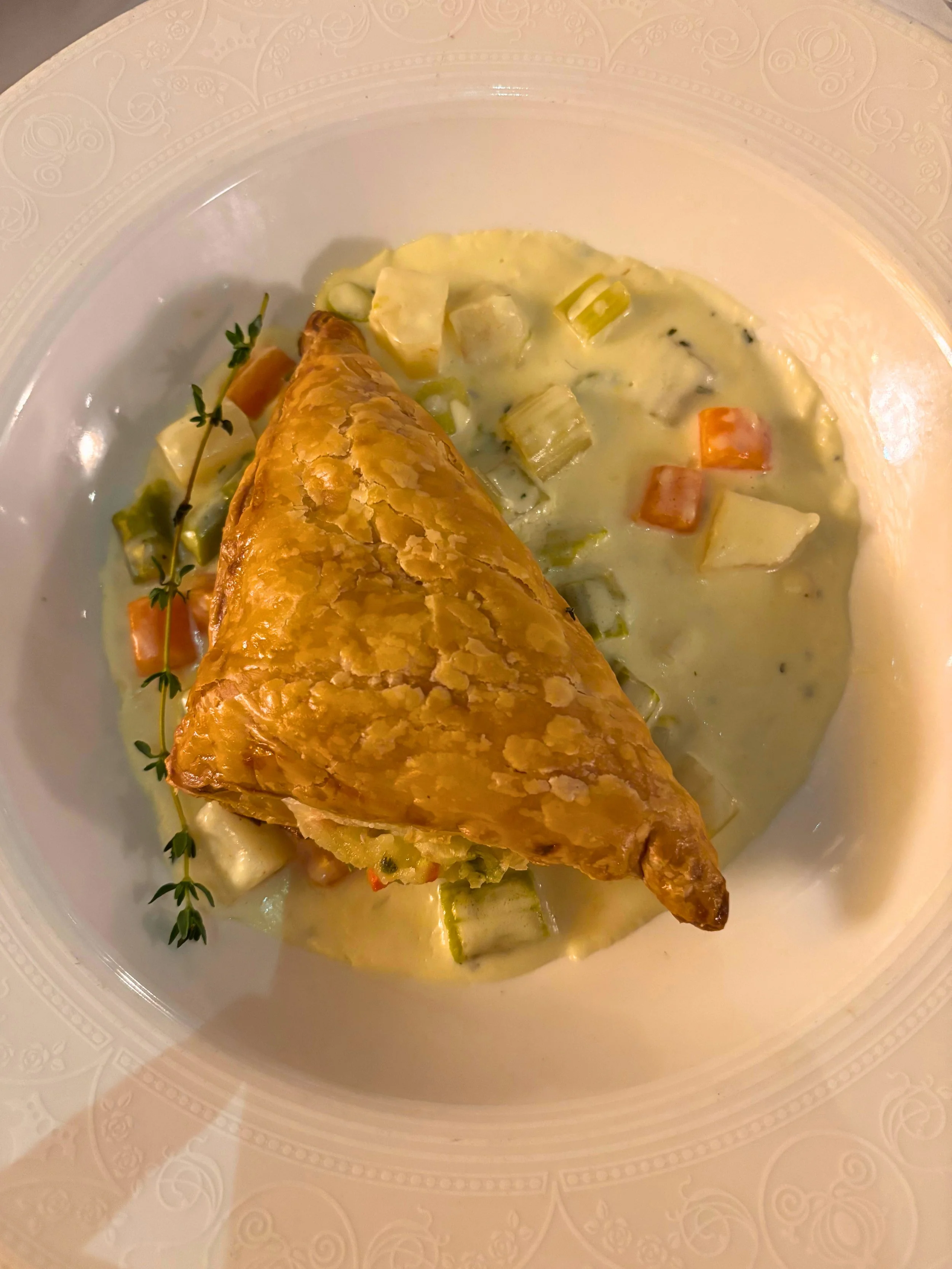 Bulda's Crisp Pastry Vegetable Turnover