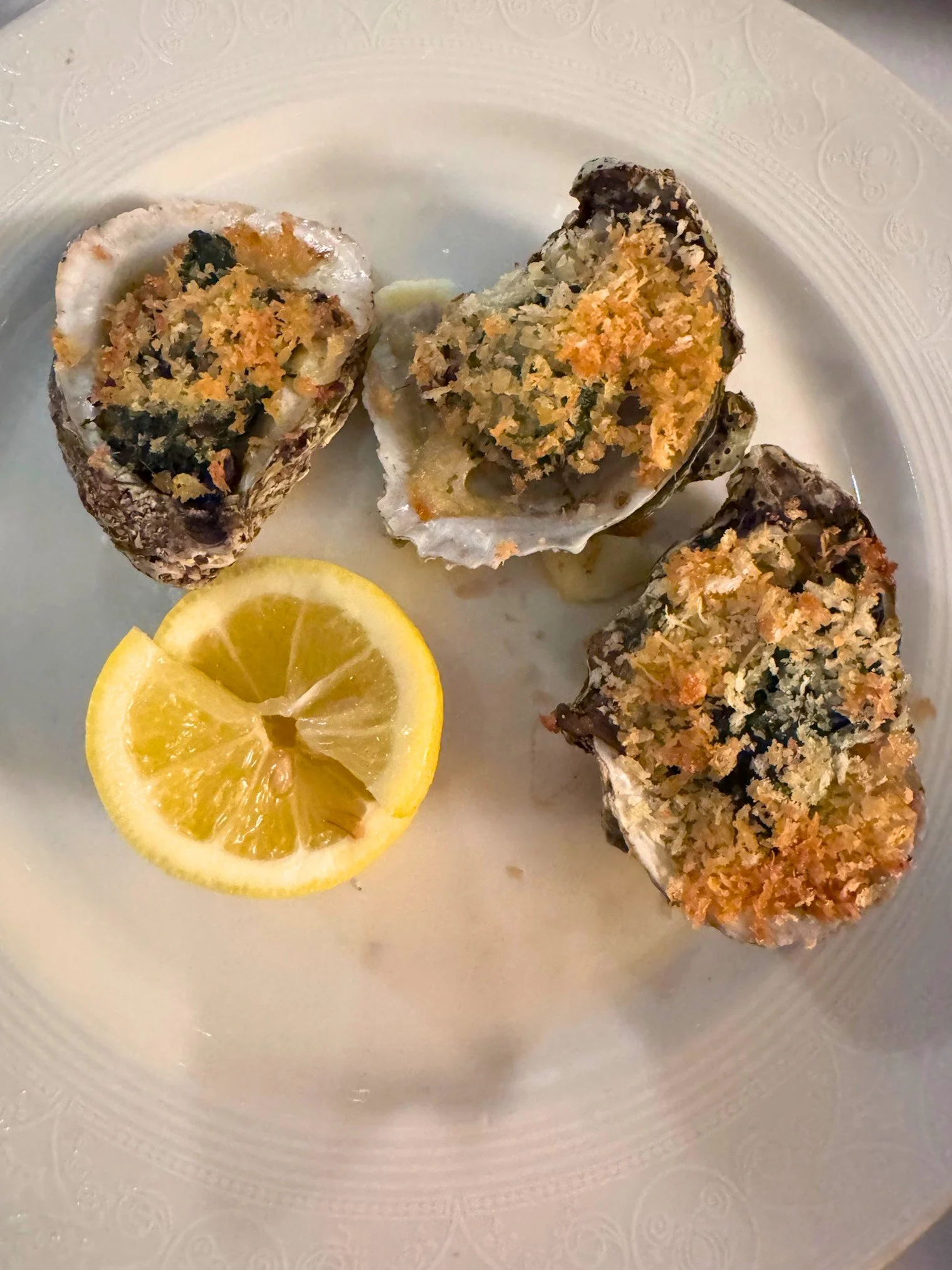 Baked Oysters