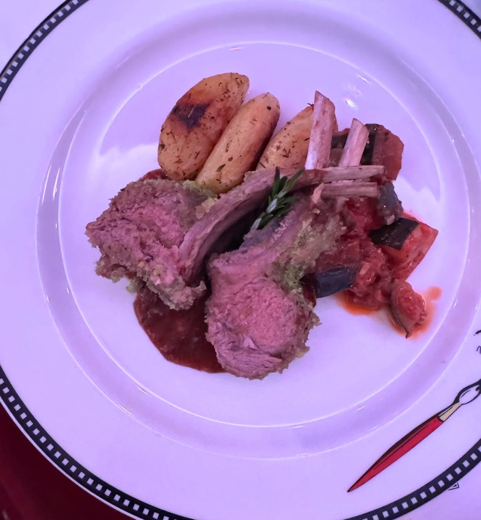 Dijon Herb- crusted Rack of Lamb
