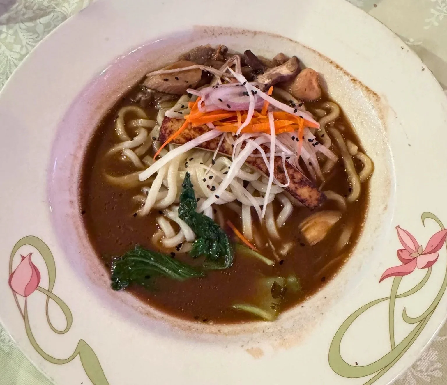 Shiitake and Tofu Udon