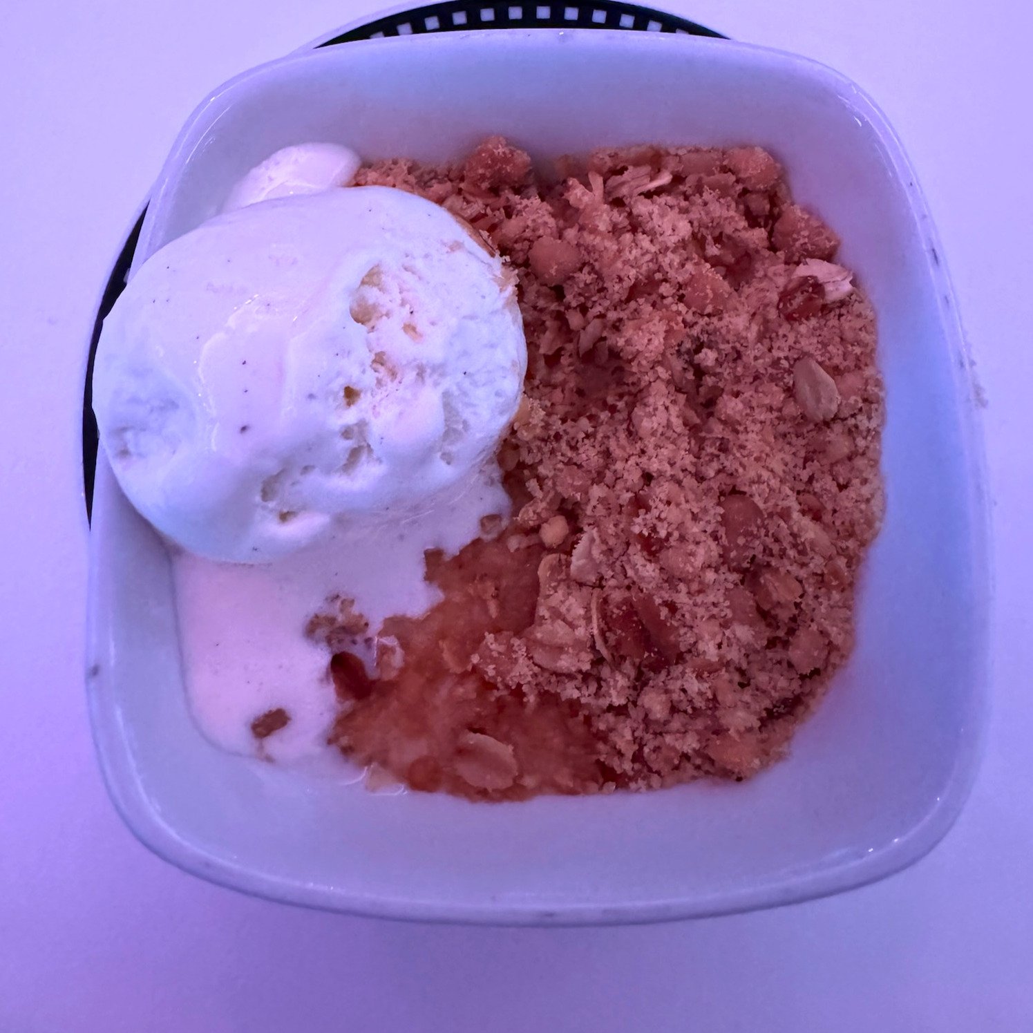 Apple Crumble Rice Pudding