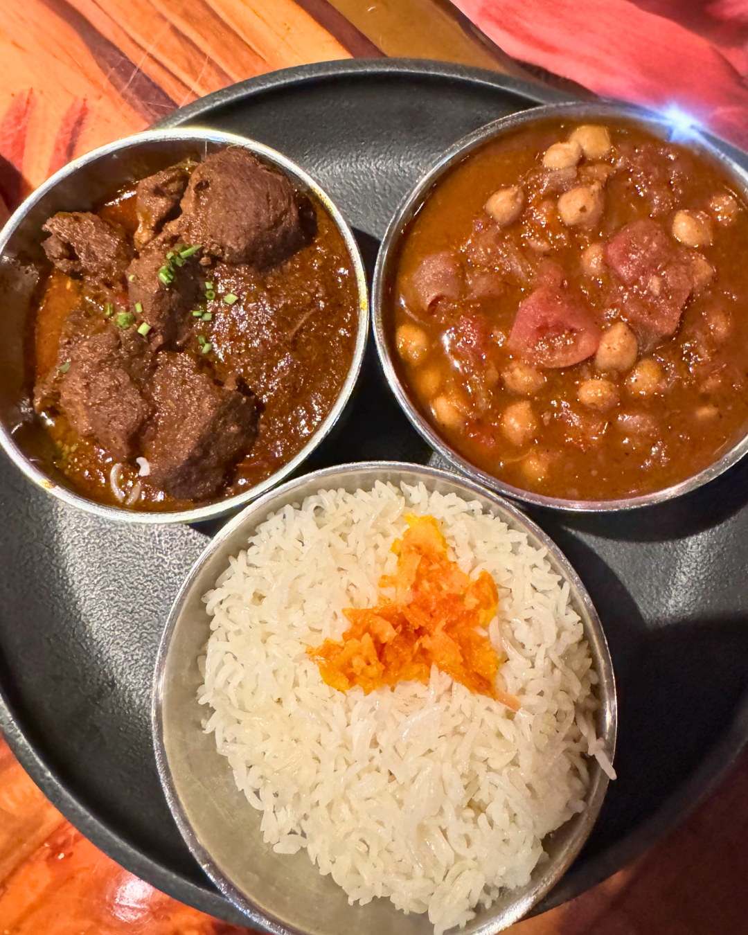 Sanaa entrees curry and African-inspired dishes Animal Kingdom Lodge