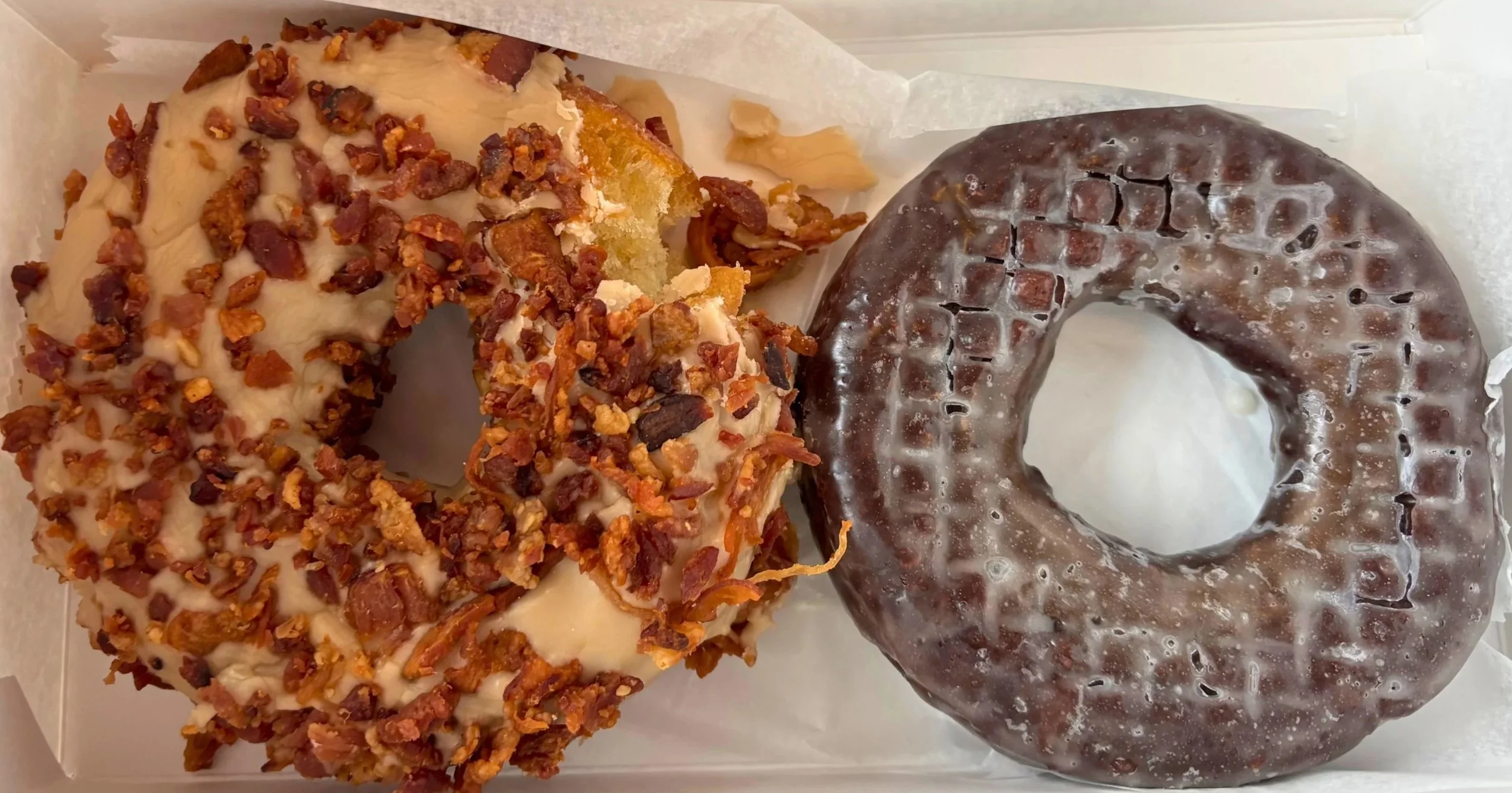 Potato donuts from The Holy Donut in Portland Maine