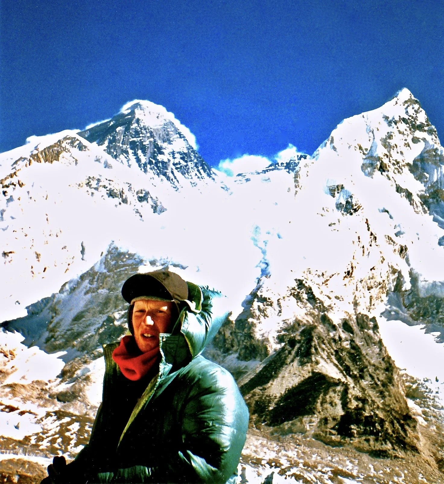 Thomas Kilroy on Kala Patthar during an Everest Base Camp trek where the idea for Kilroys of Kathmandu was born