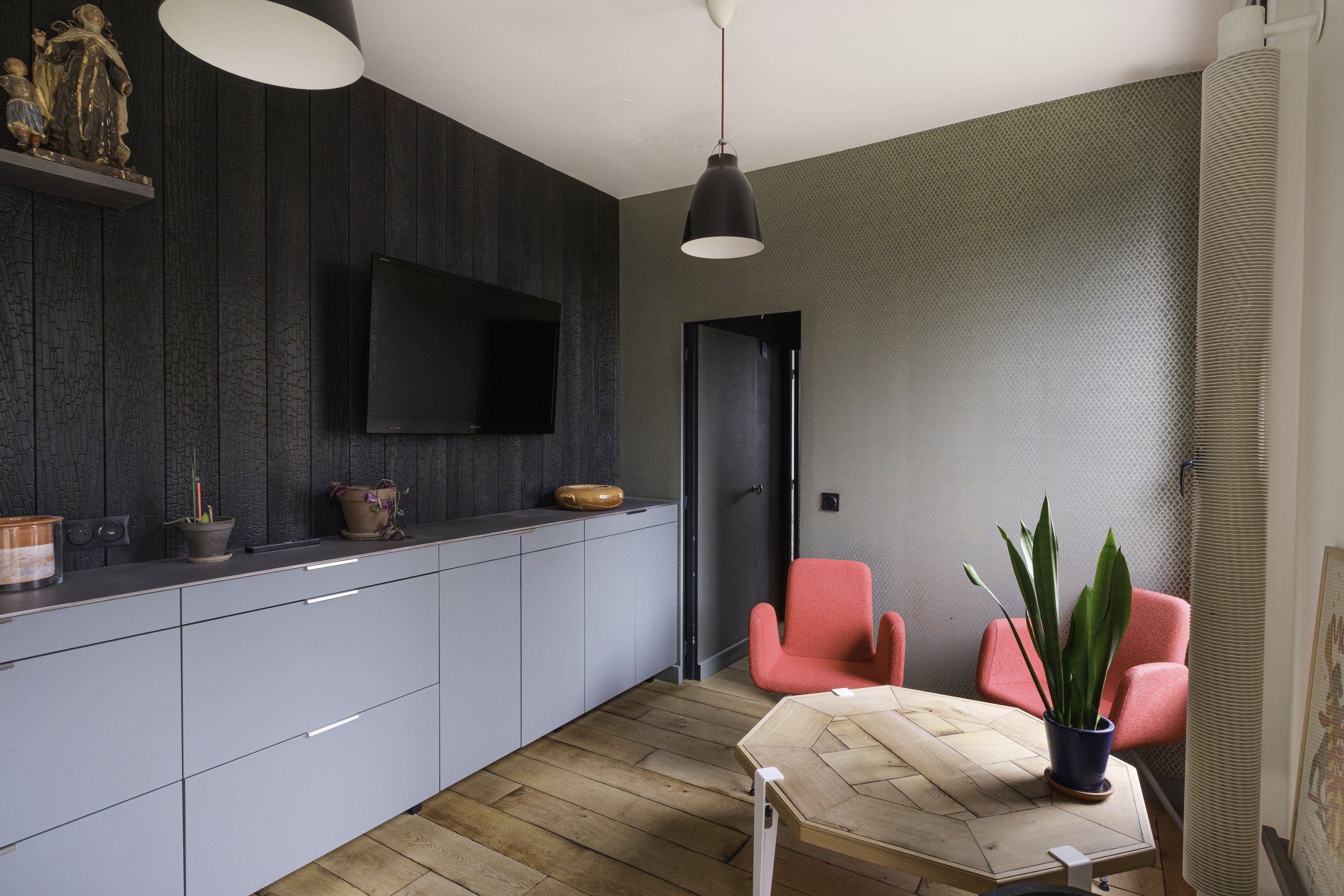 Photographie immobilière d'un loft.