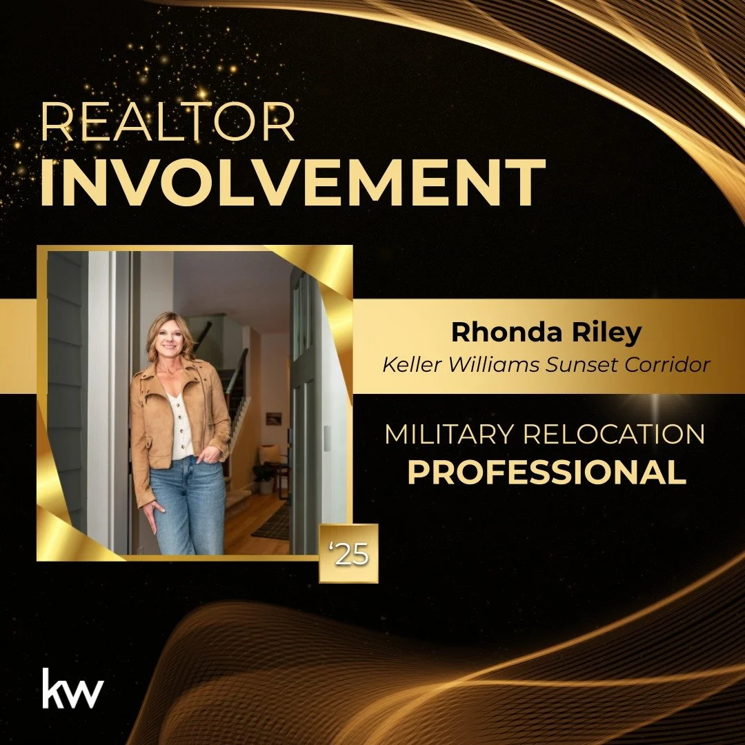 a professional realtor standing in a doorway, Rhonda Riley in Keller Williams Sunset Corridor, military relocation professional services in Beaverton, Oregon. Military relocation