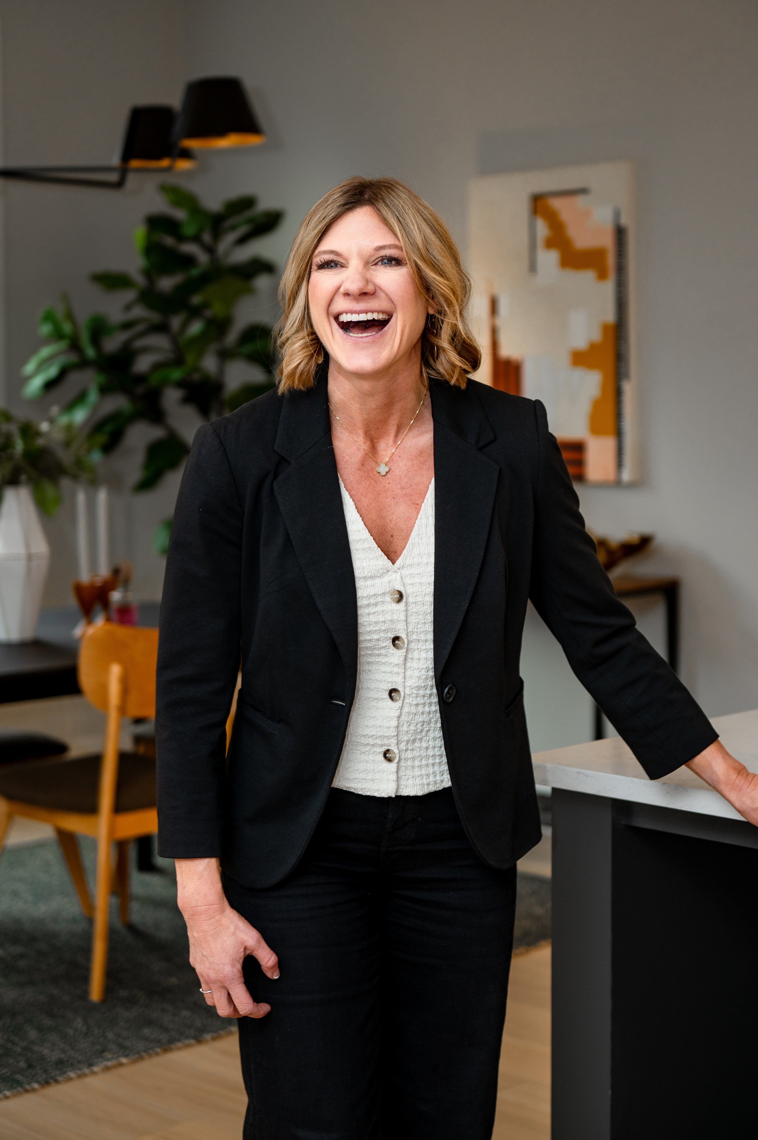 Realtor Rhonda Riley happy and ready to help new homeowners