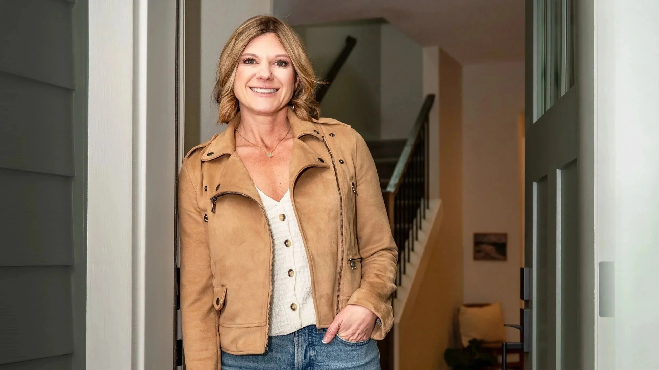 Rhonda Riley, Forest Grove real estate expert, providing a strategic move-up buyer consultation.