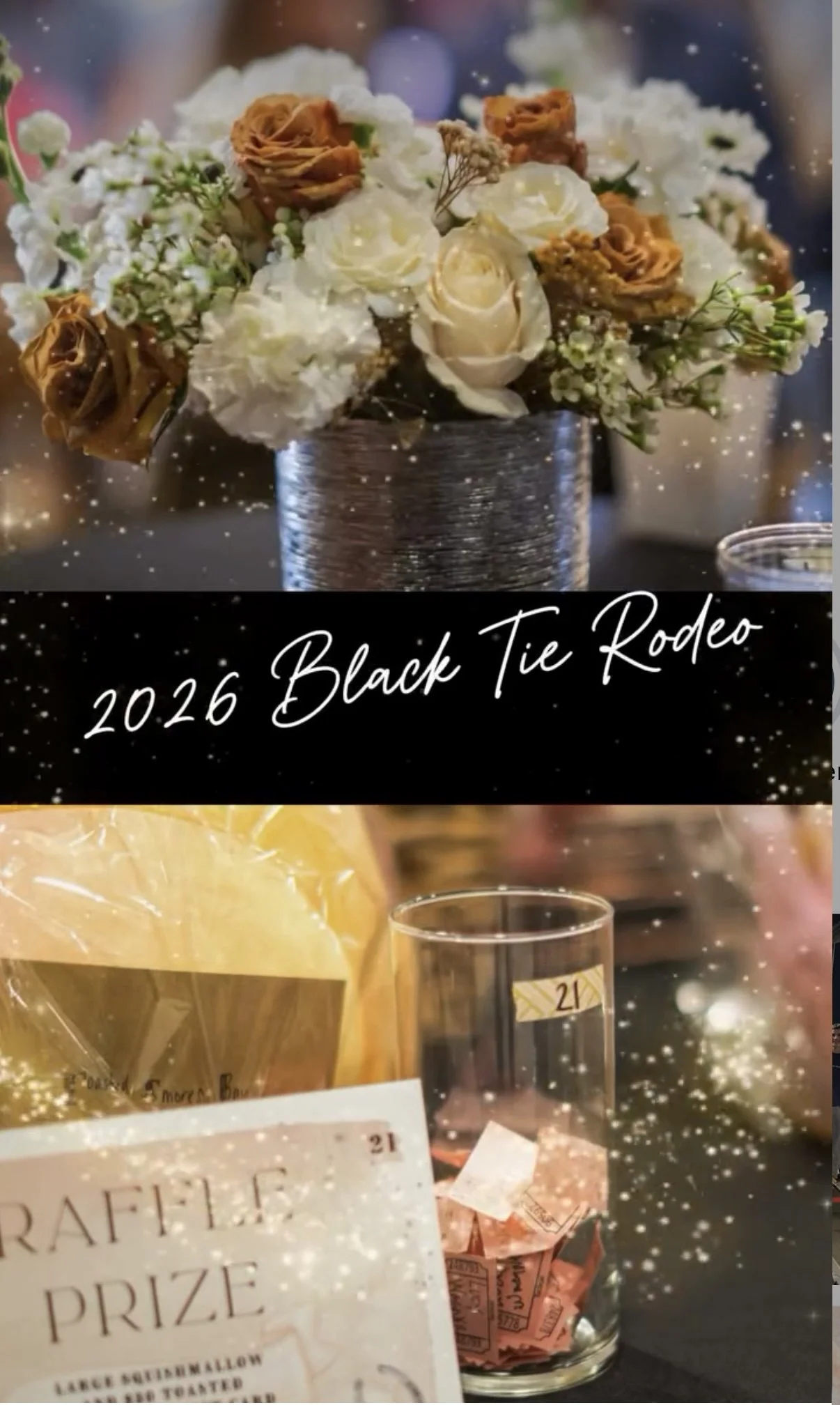 Cowboy-themed decorations at Young Life Father Daughter Dance in Portland, OR