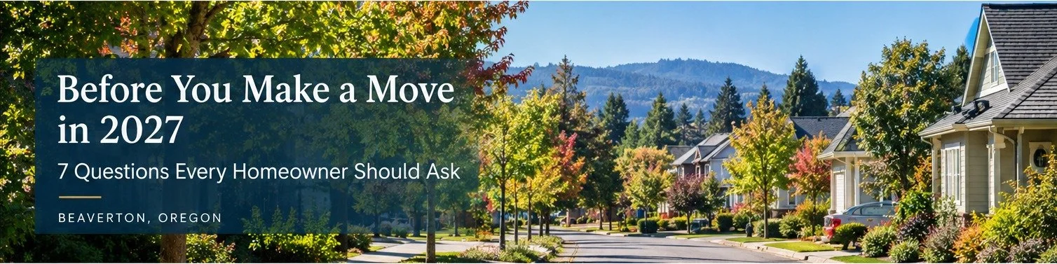 Residential homes in a Beaverton, Oregon neighborhood