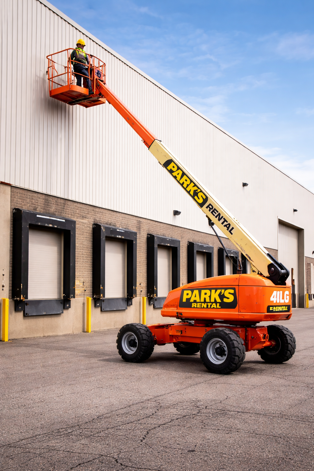 Drivable Telescope Boomlift (JLG 400s 40')