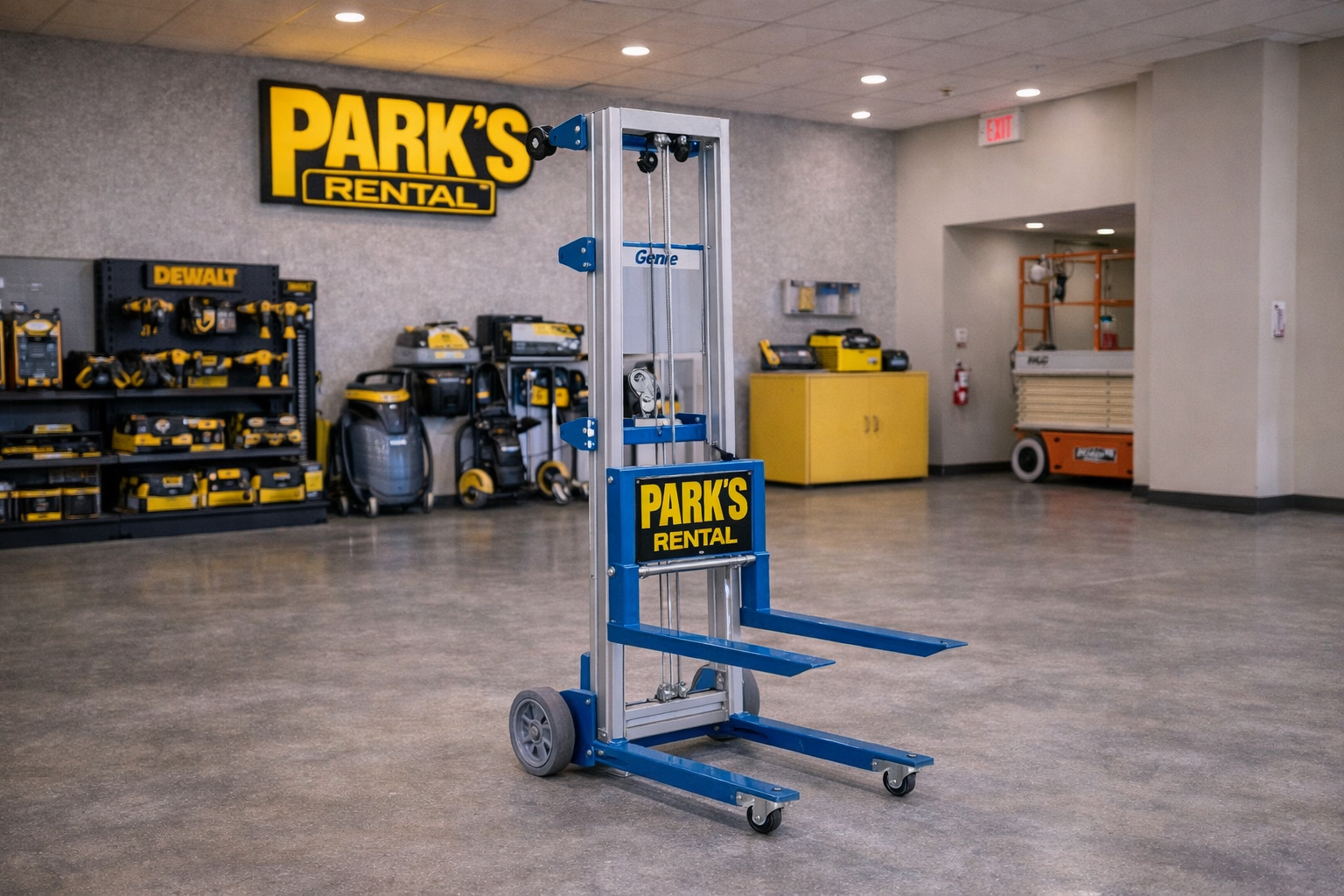 Material Lift (8' Lift/400lb Max)