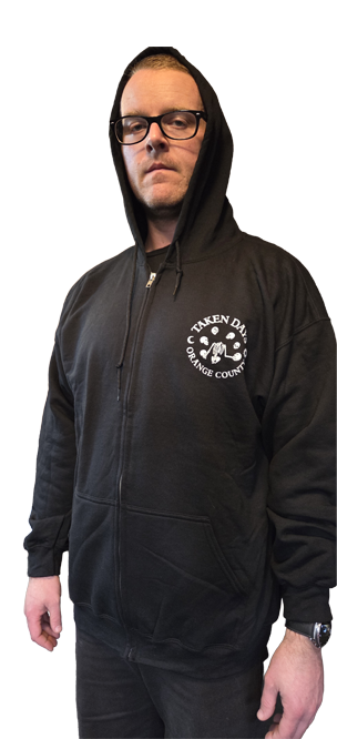 Taken Days ZipUp Hoodie Front.png