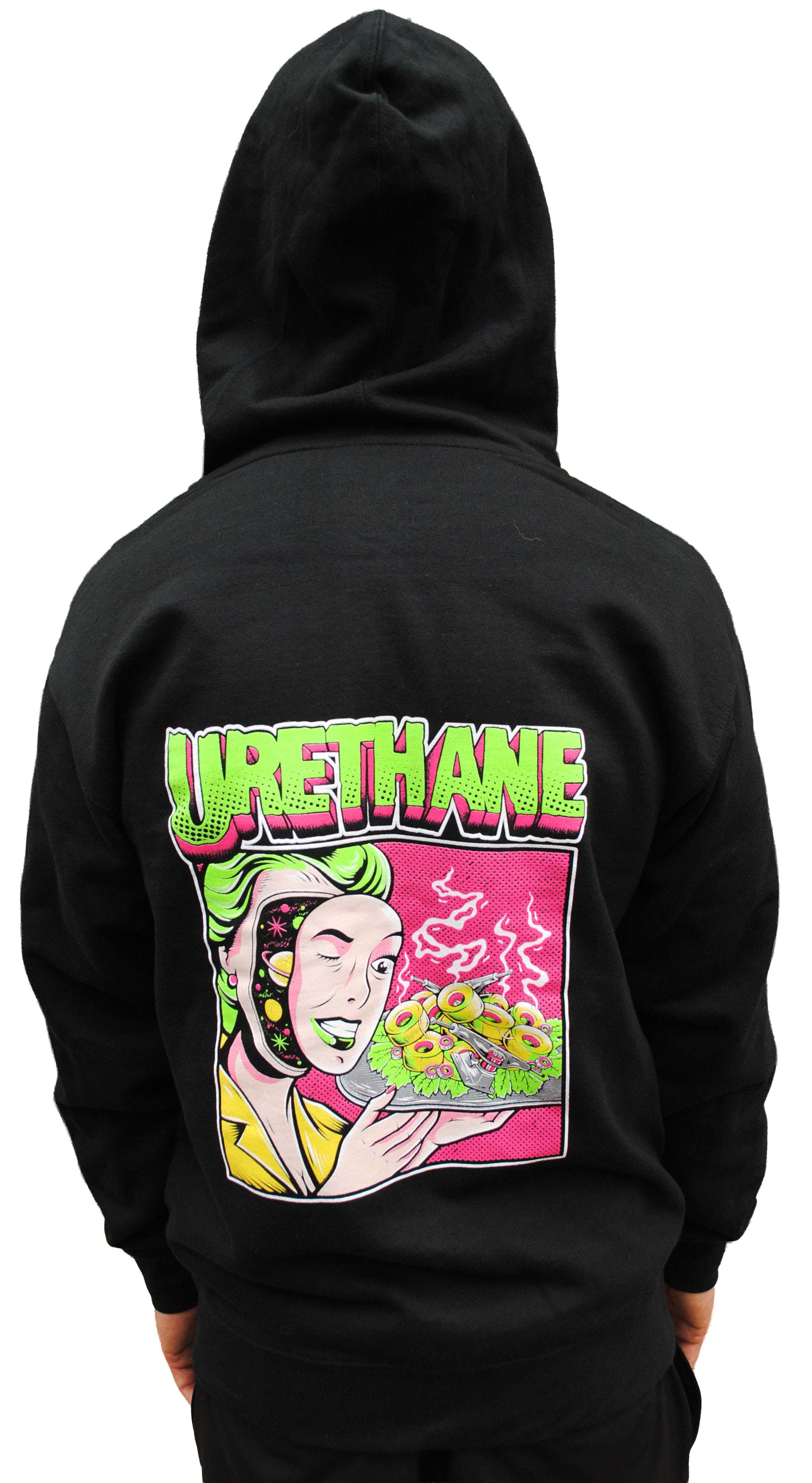 Space Face Zip Up Hoodie