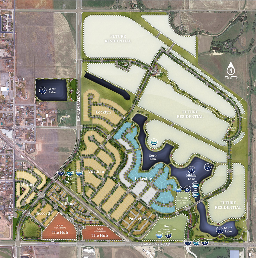 Timnath Lakes Interactive Map