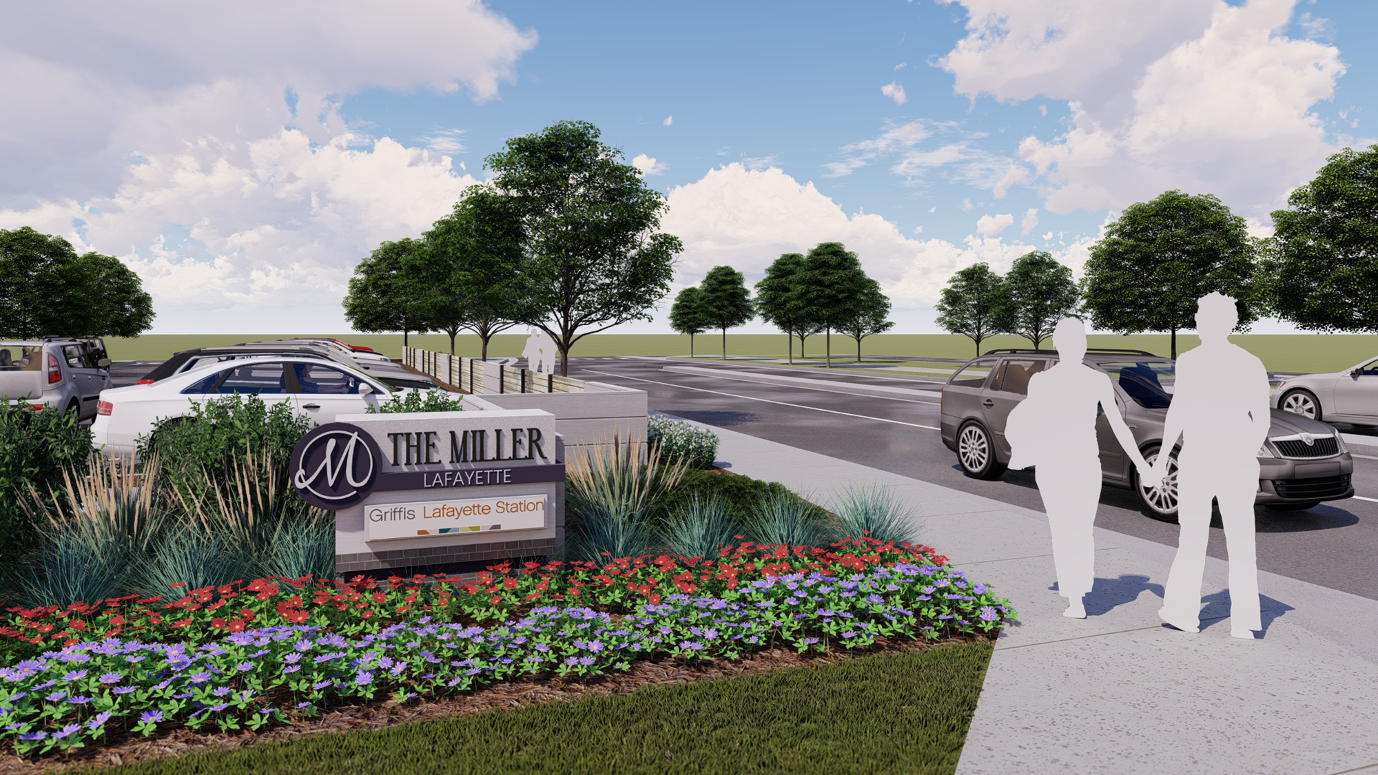 Photorealistic commercial monument rendering