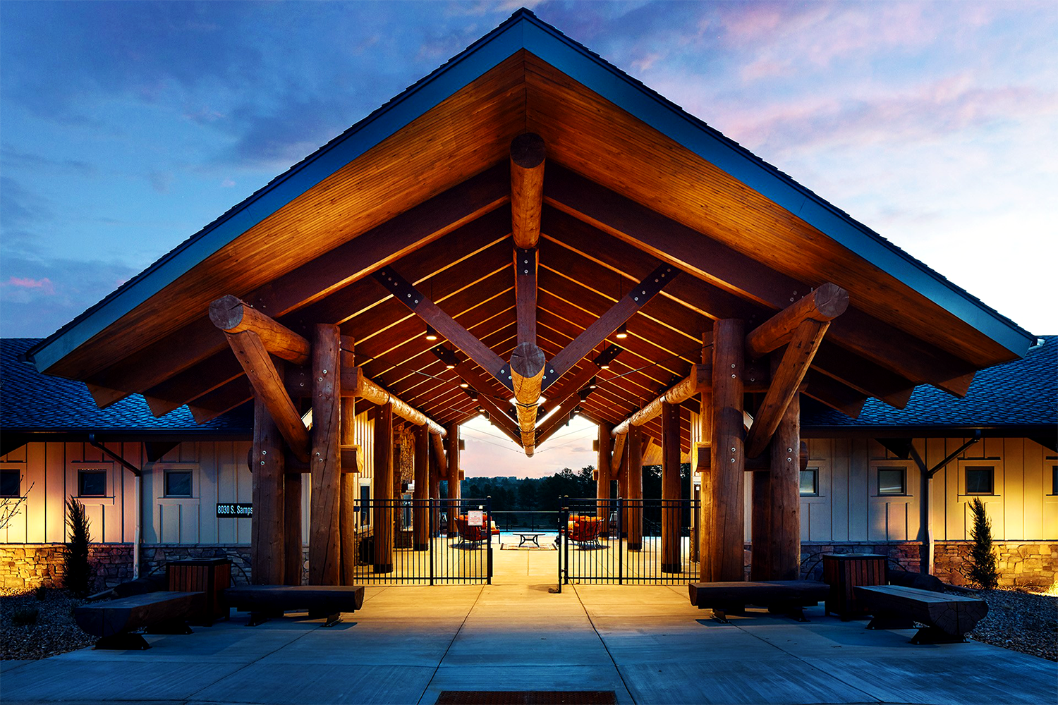 Community Center at Whispering Pines, a master planned community in Aurora, Colorado 
